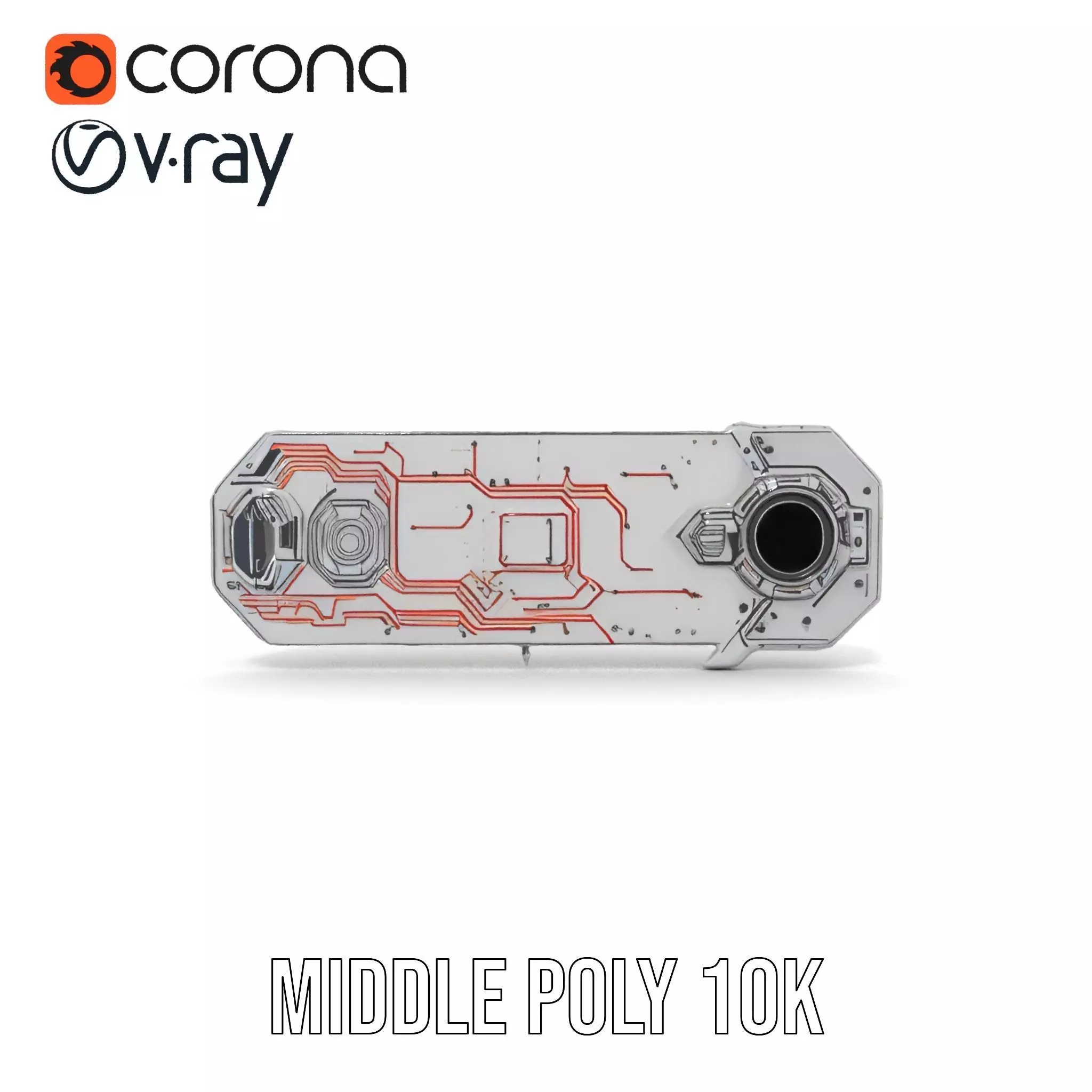 Futuristic Metallic Panel model pack Texture_12