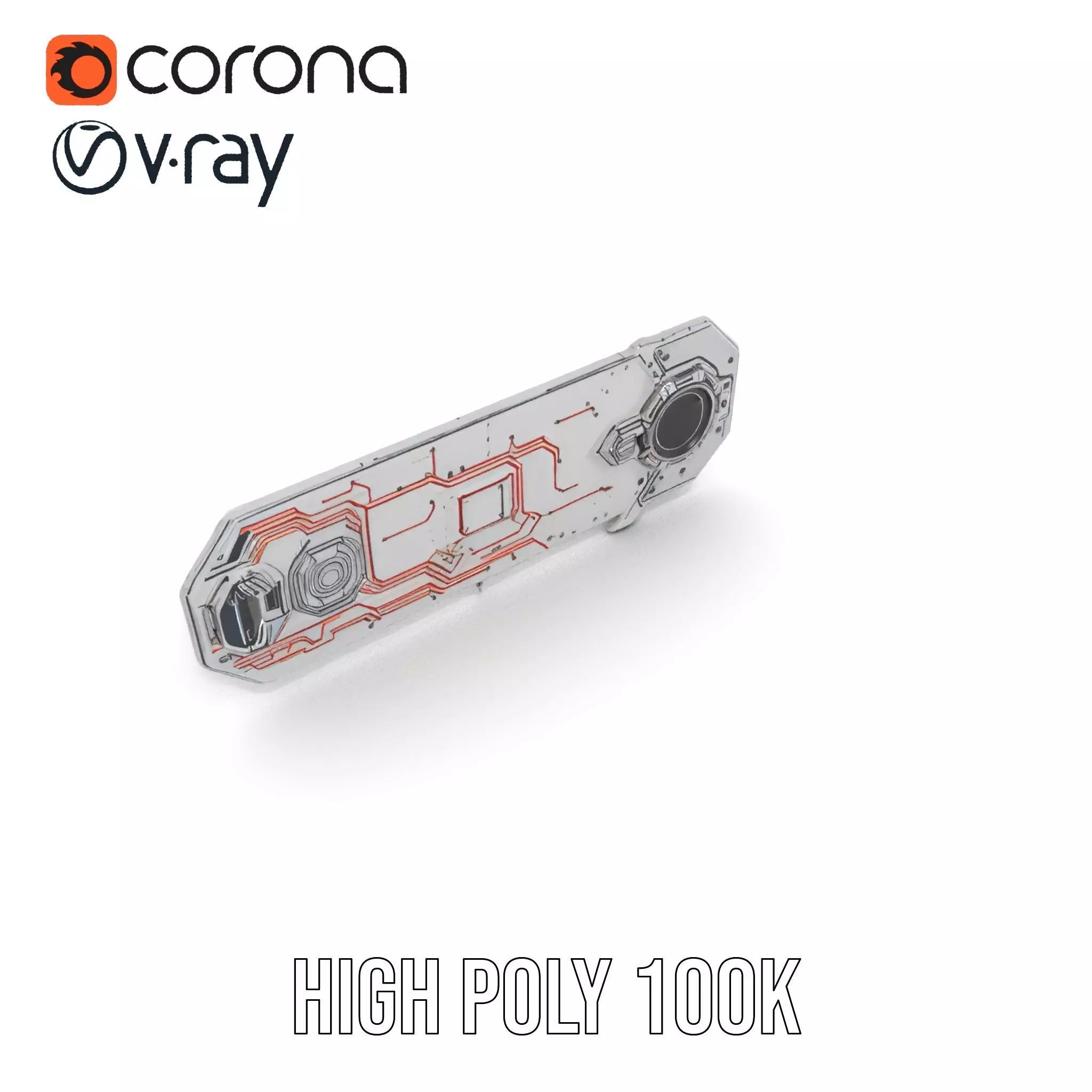 Futuristic Metallic Panel model pack Texture_20