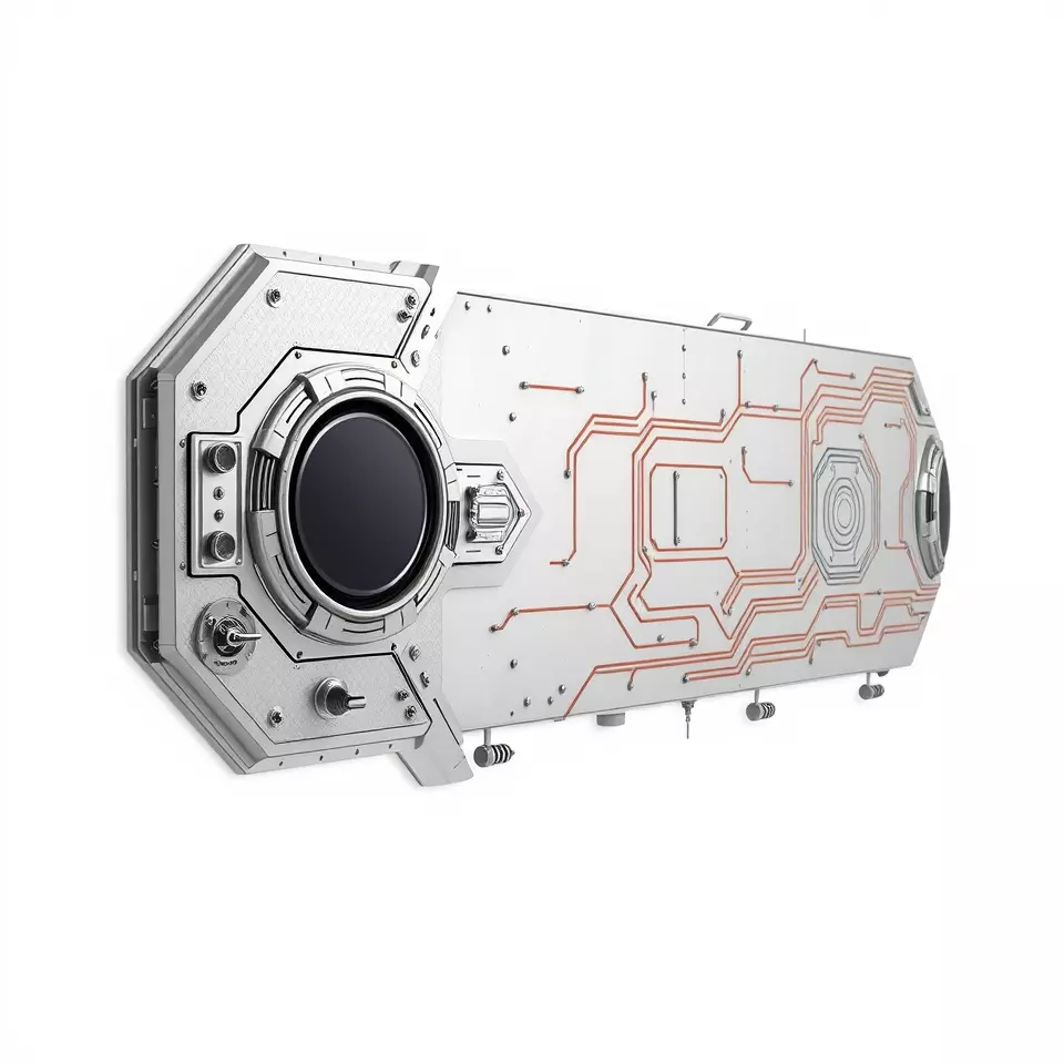 Futuristic Metallic Panel model pack Texture_2