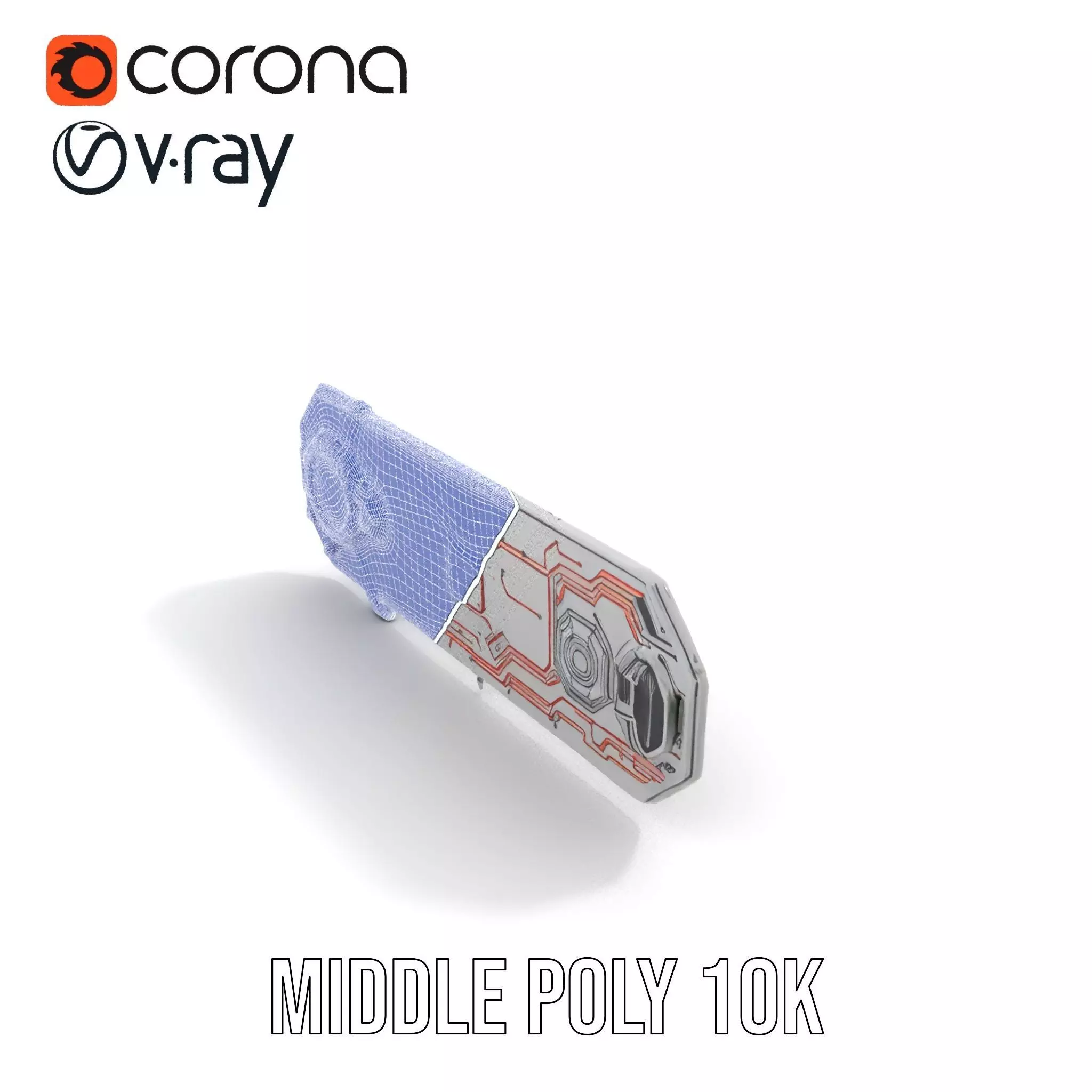 Futuristic Metallic Panel model pack Texture_6