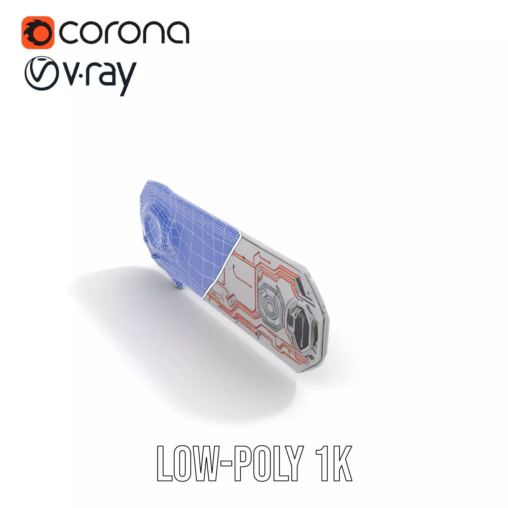 Futuristic Metallic Panel model pack Texture_28