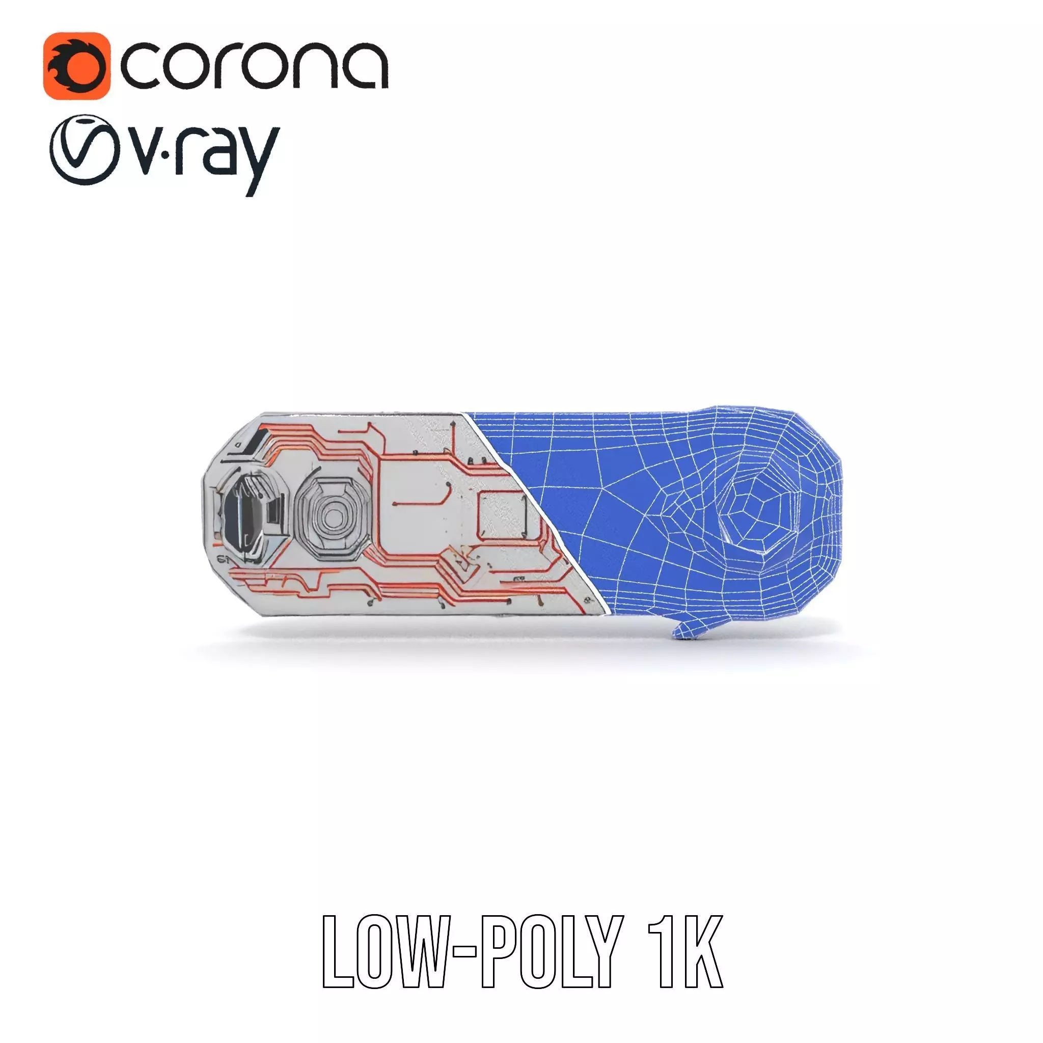 Futuristic Metallic Panel model pack Texture_30