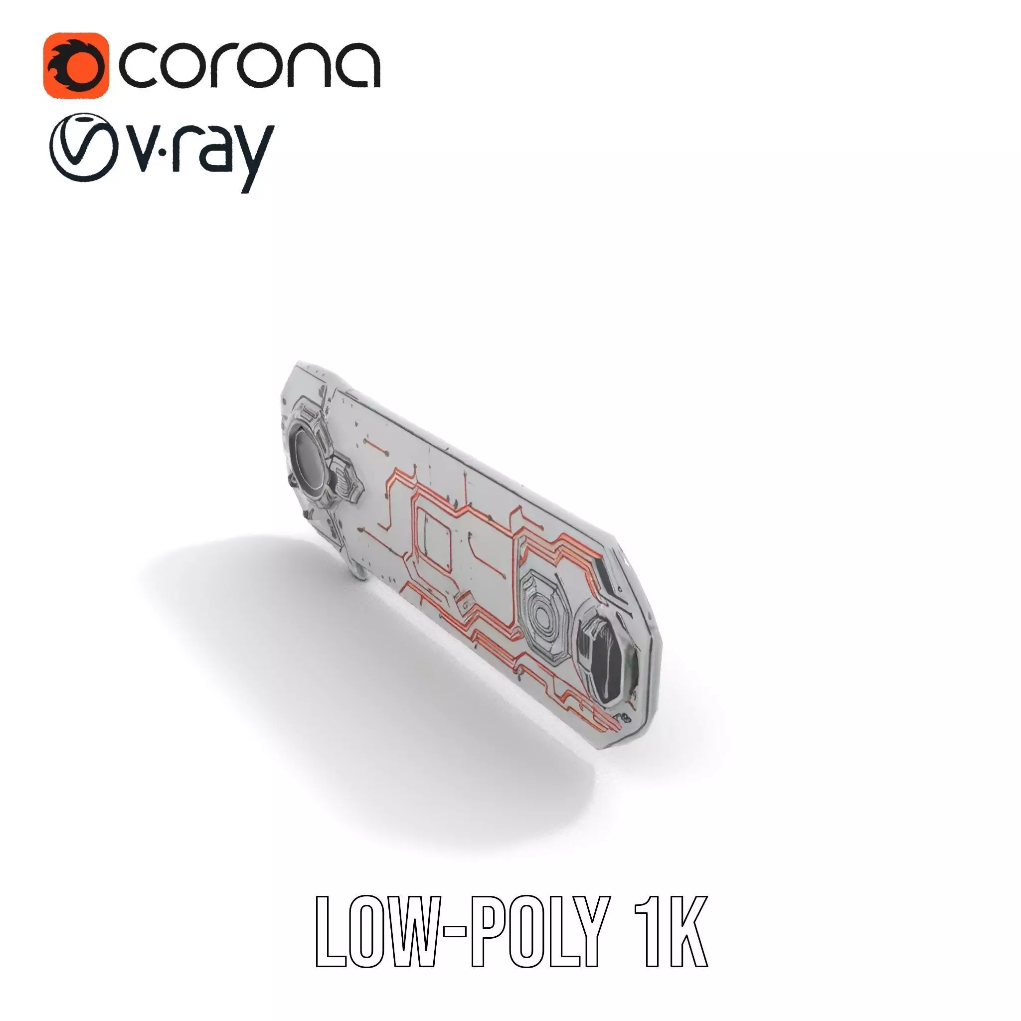 Futuristic Metallic Panel model pack Texture_7