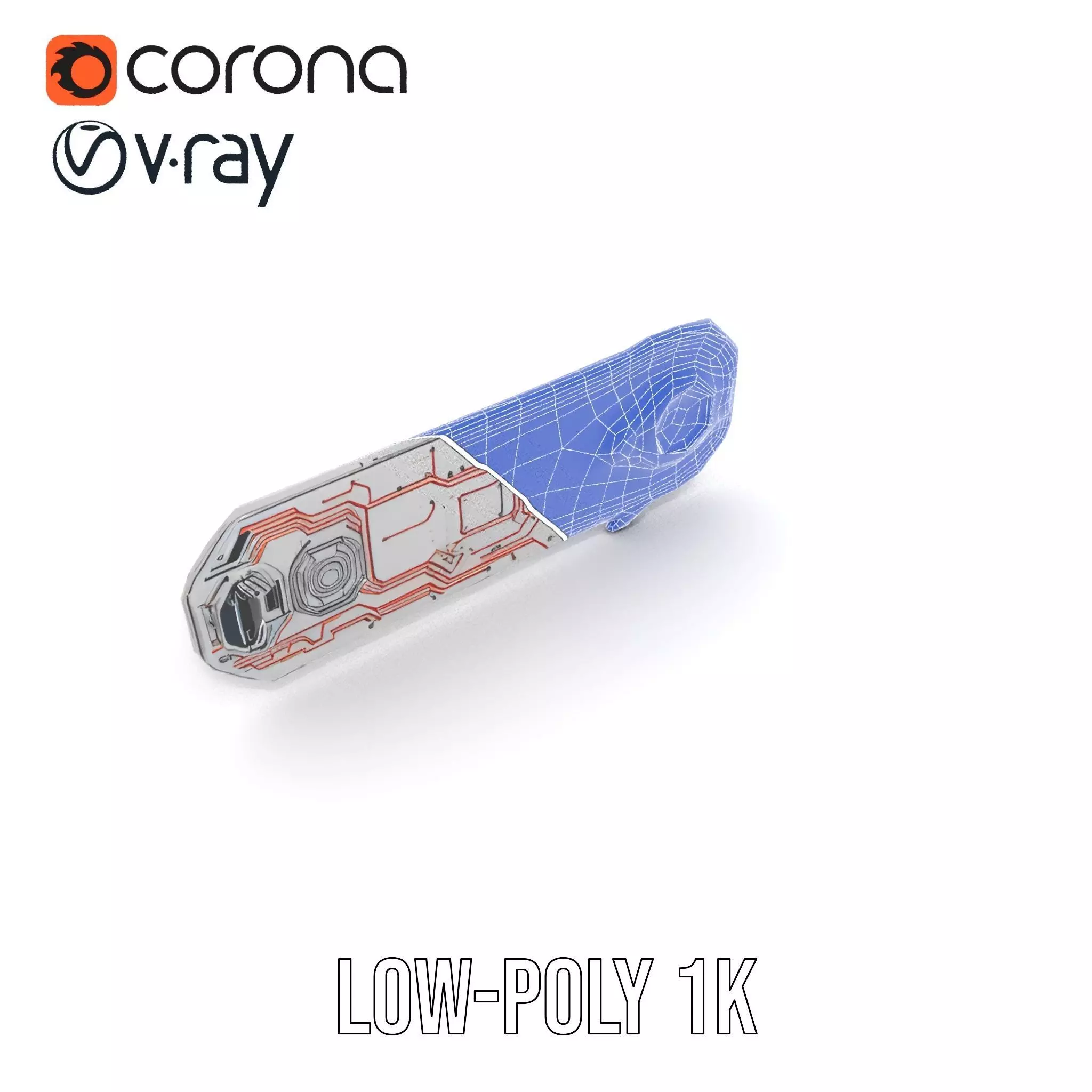 Futuristic Metallic Panel model pack Texture_9