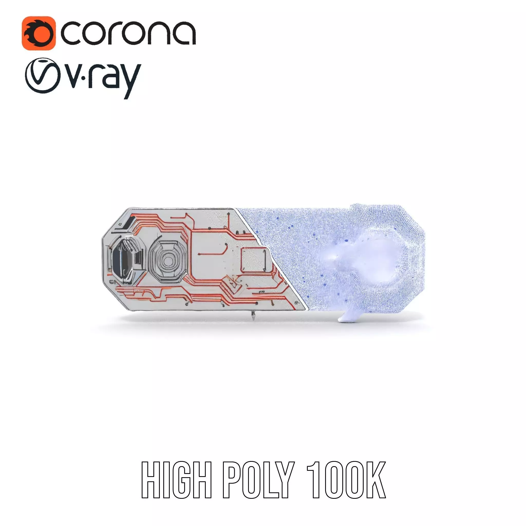 Futuristic Metallic Panel model pack Texture_34