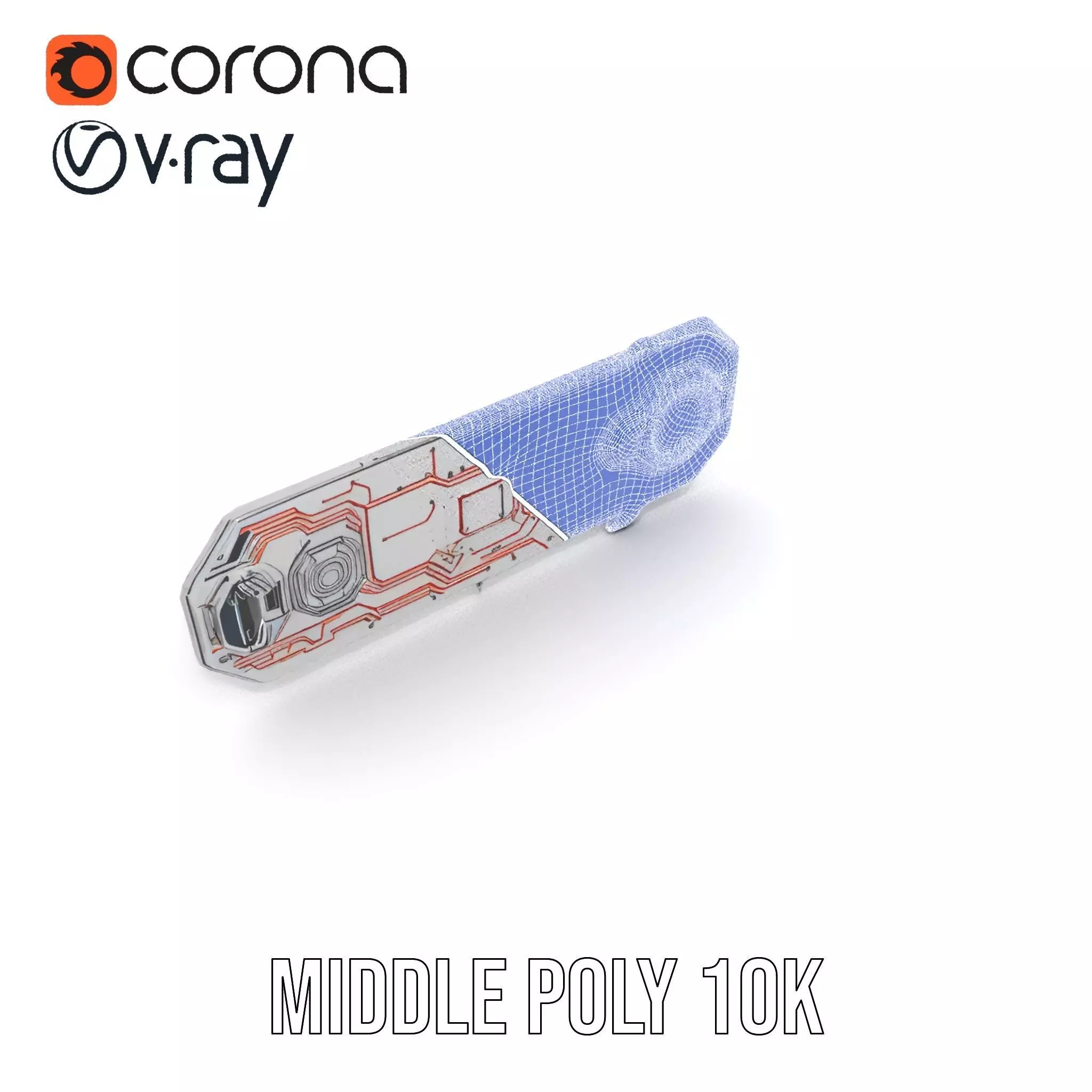 Futuristic Metallic Panel model pack Texture_27