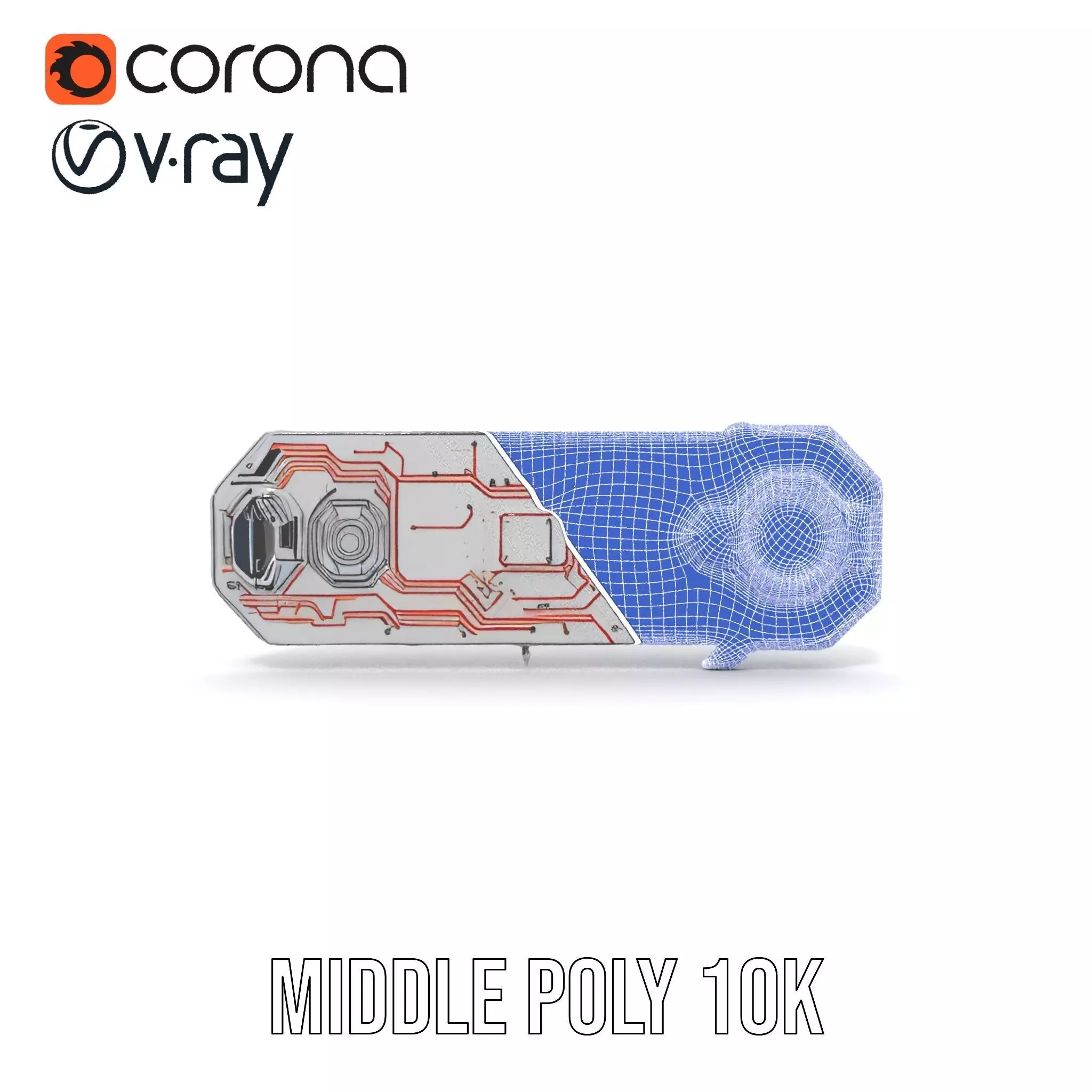 Futuristic Metallic Panel model pack Texture_24