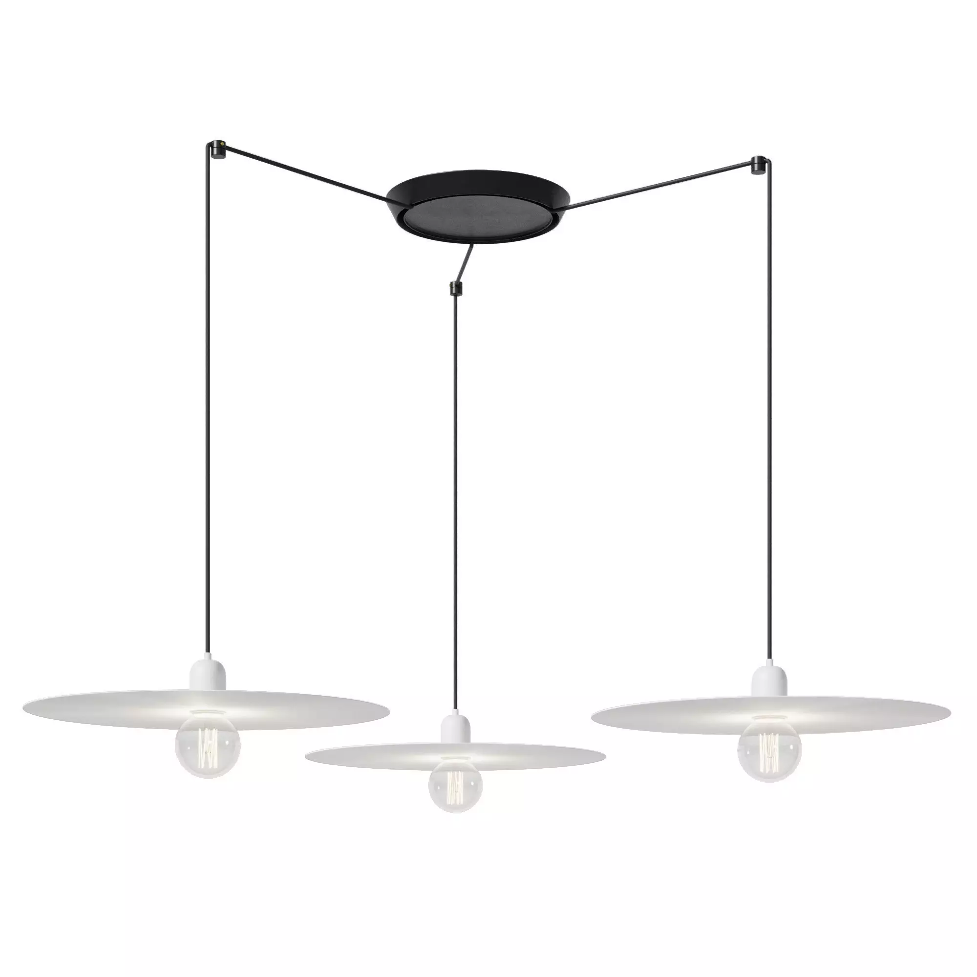Chandelier Faro Barcelona PLAT 3L 3D model_3