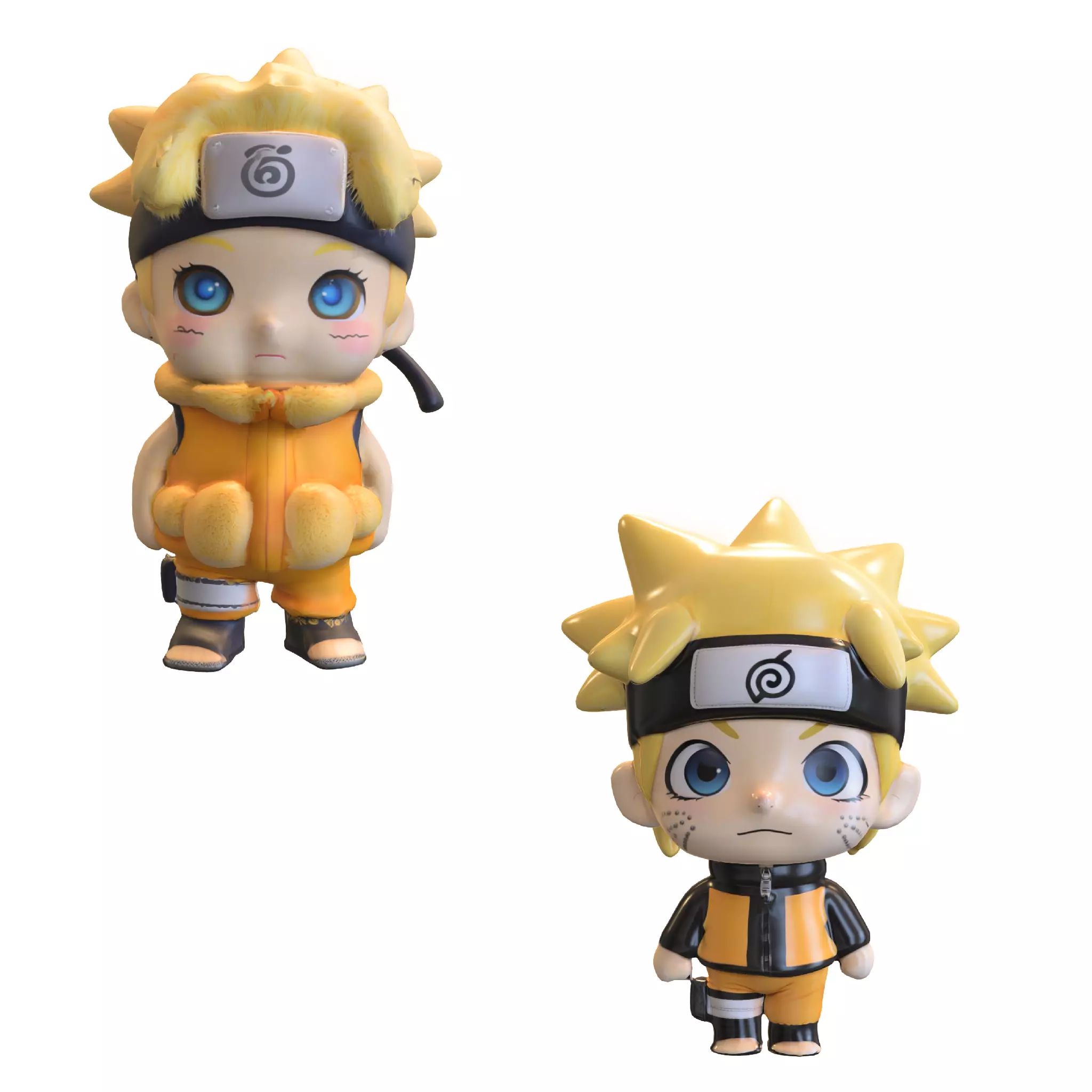 Naruto Chibi Kawaii Low-poly 3D model_0
