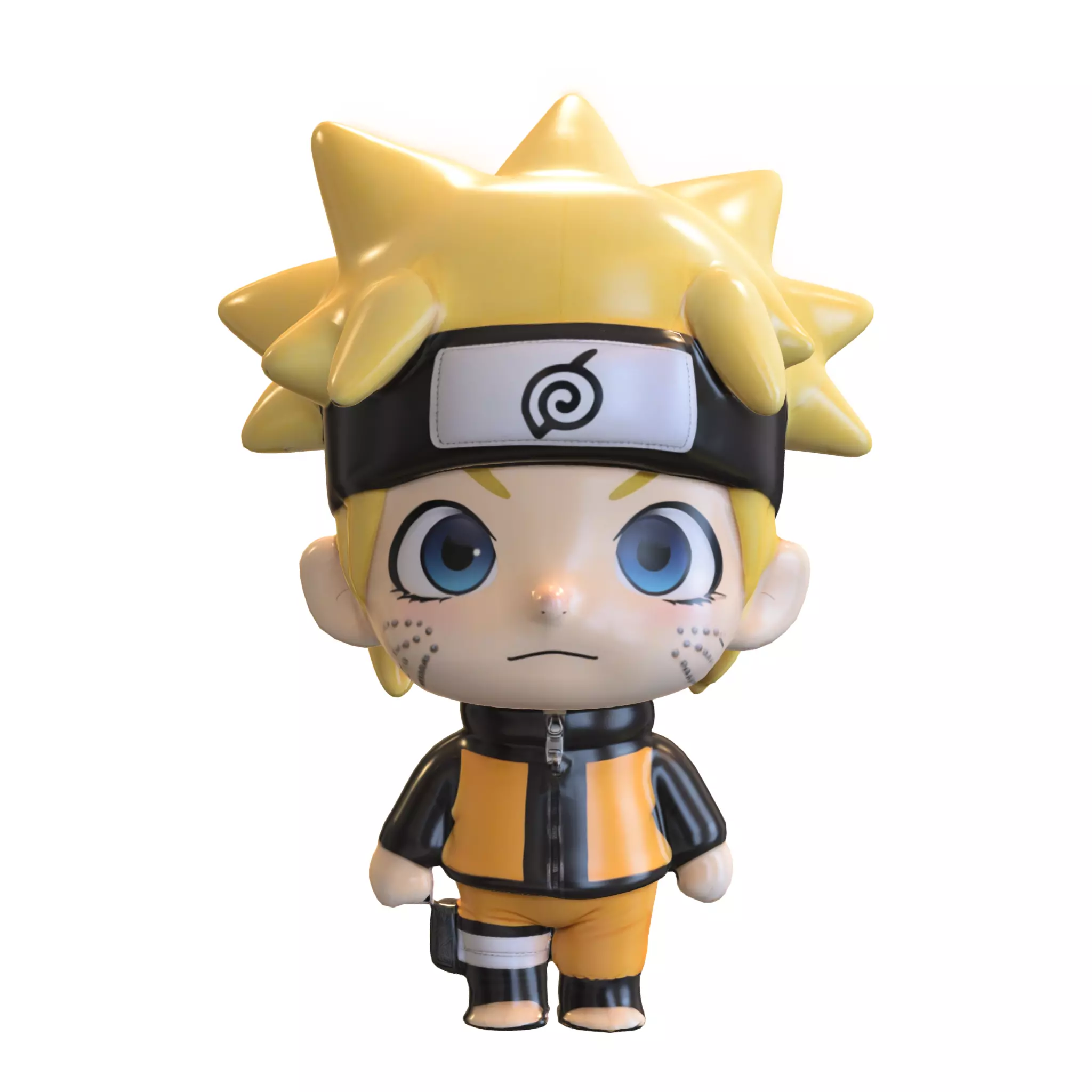 Naruto Chibi Kawaii Low-poly 3D model_4
