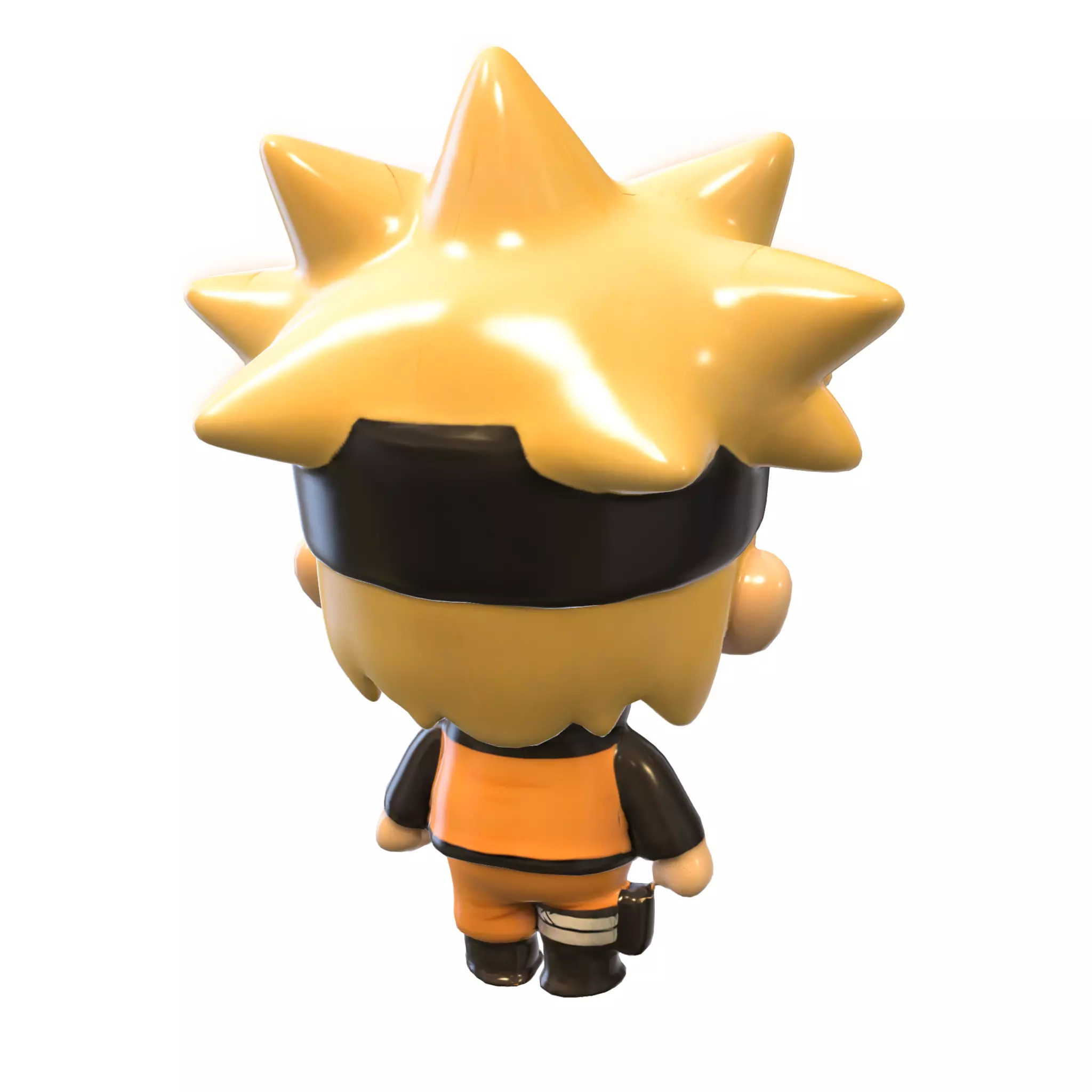 Naruto Chibi Kawaii Low-poly 3D model_2