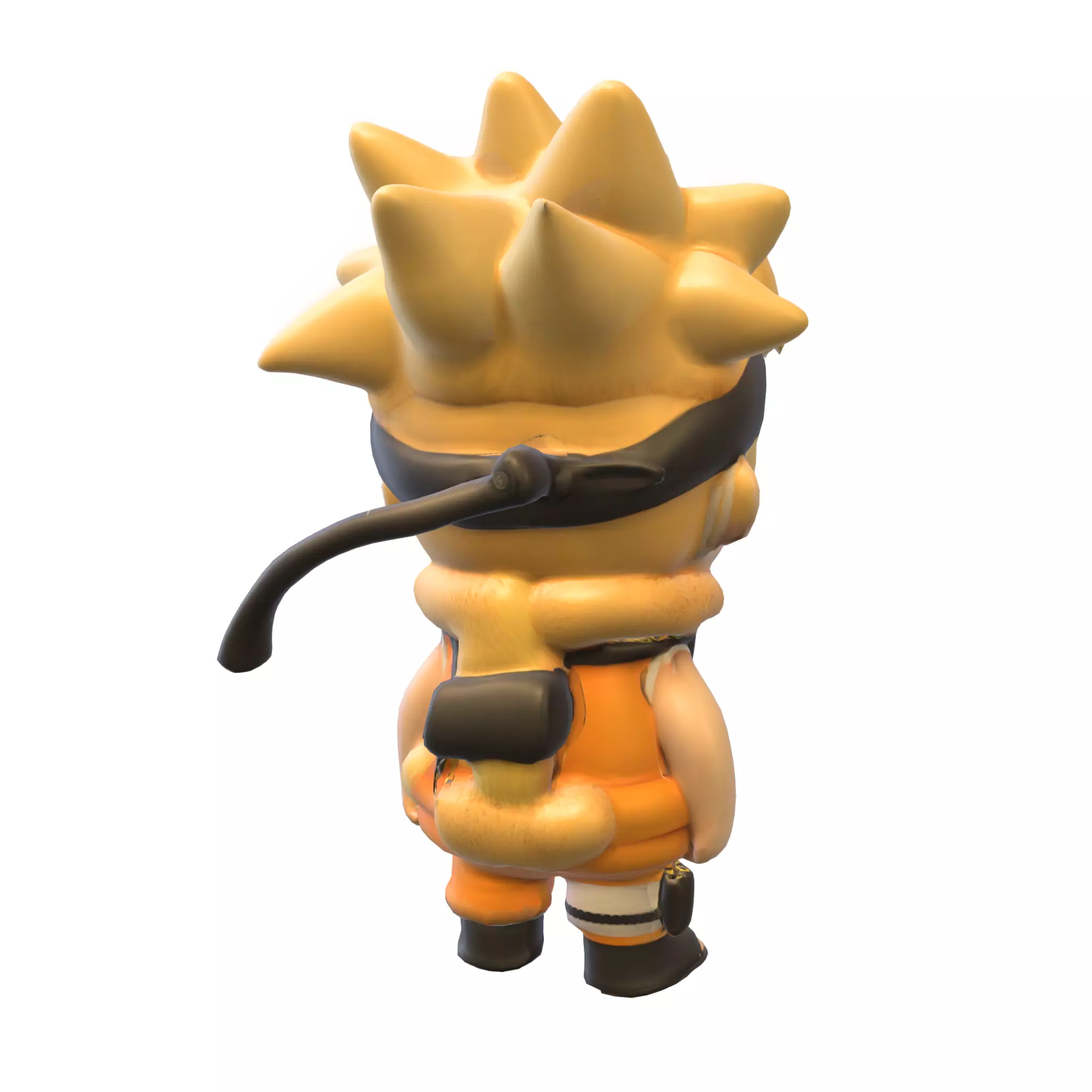 Naruto Chibi Kawaii Low-poly 3D model_1