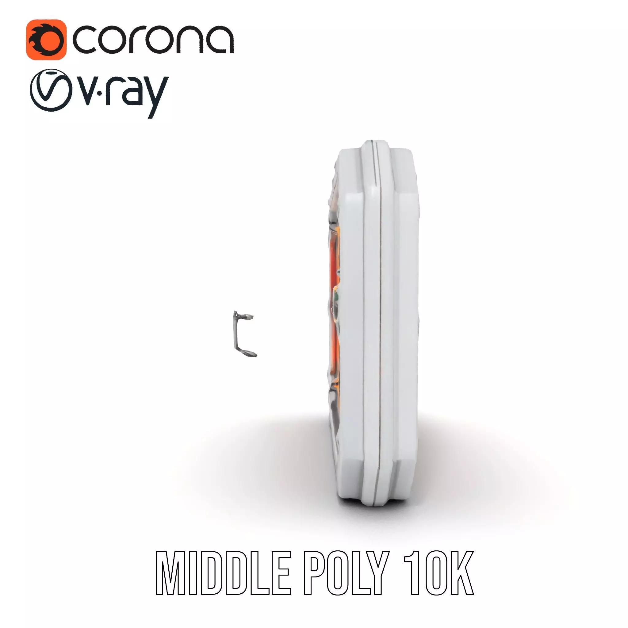 Futuristic Control Panel model pack Low-poly 3D model_18