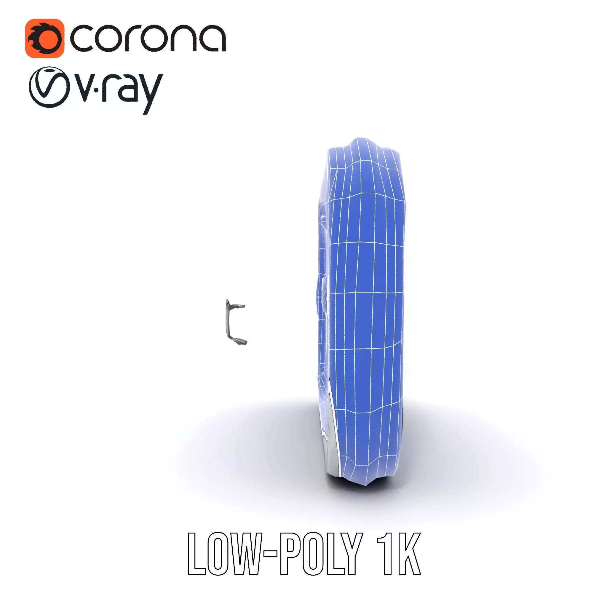 Futuristic Control Panel model pack Low-poly 3D model_30