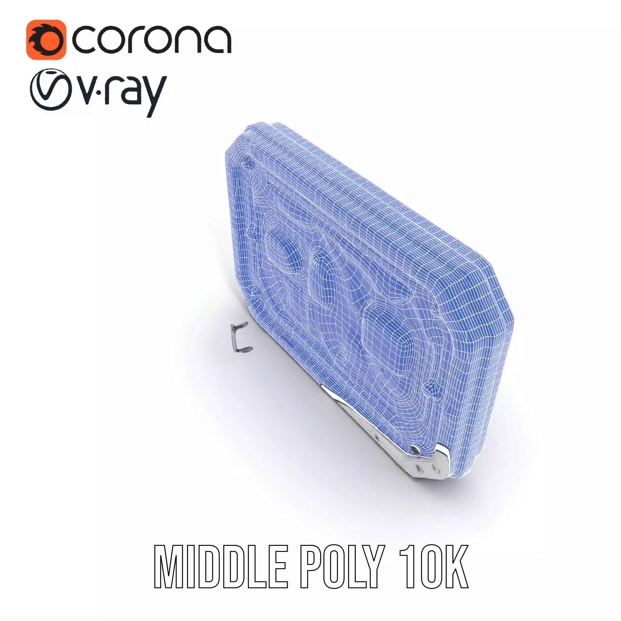 Futuristic Control Panel model pack Low-poly 3D model_21