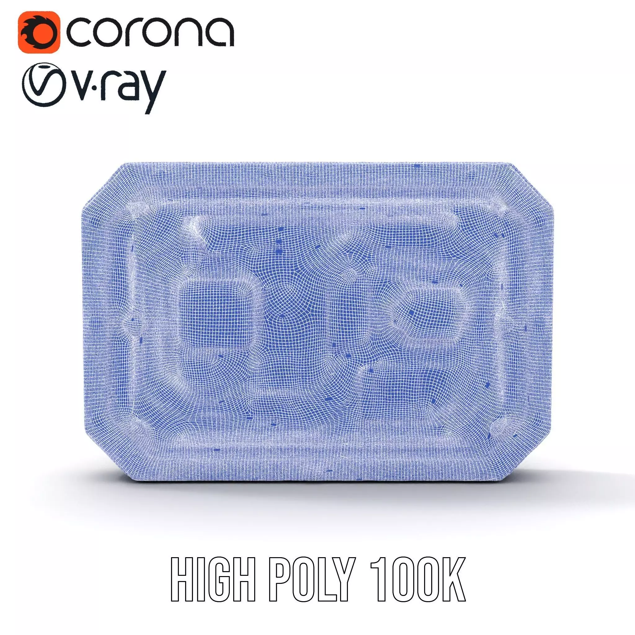 Futuristic Control Panel model pack Low-poly 3D model_34