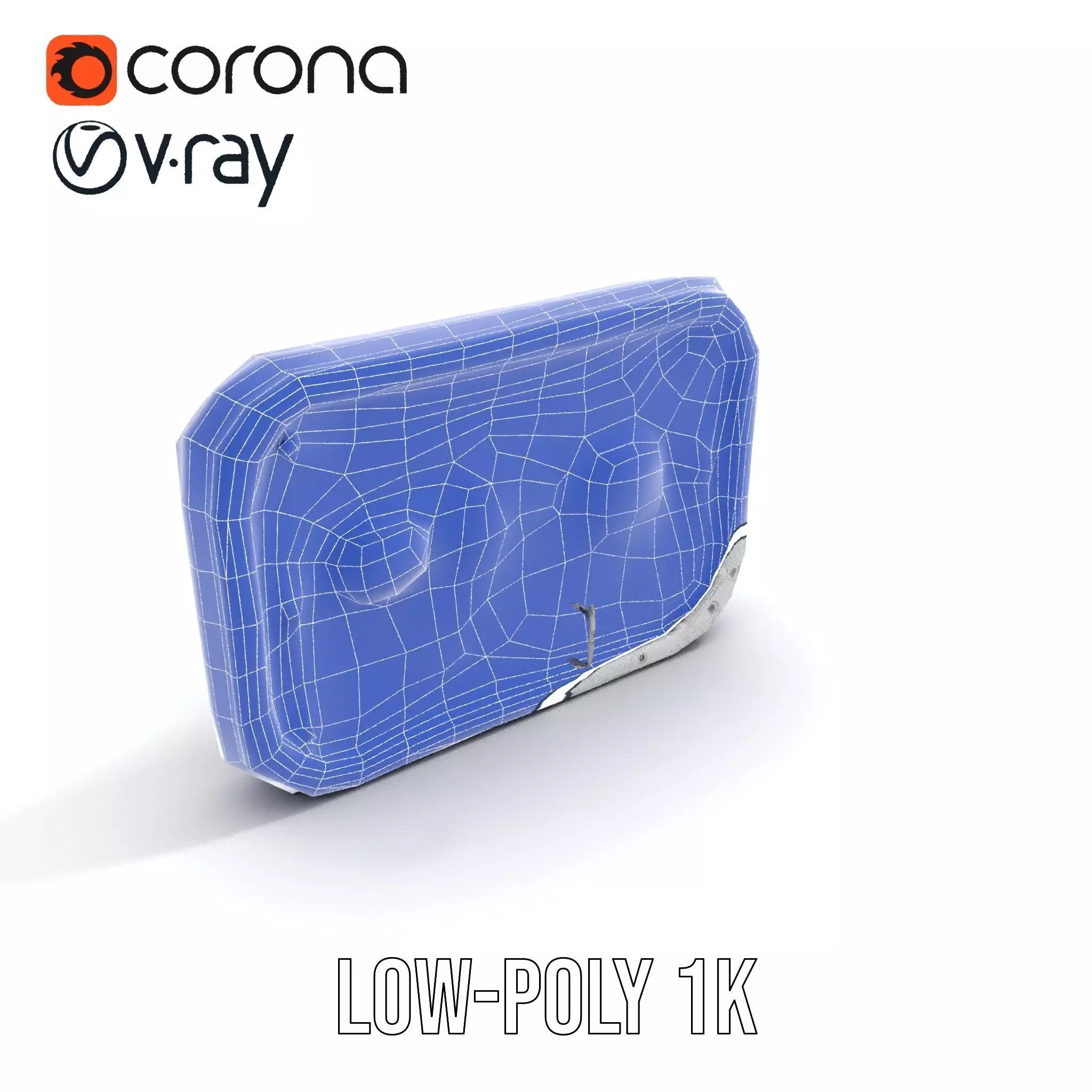 Futuristic Control Panel model pack Low-poly 3D model_24