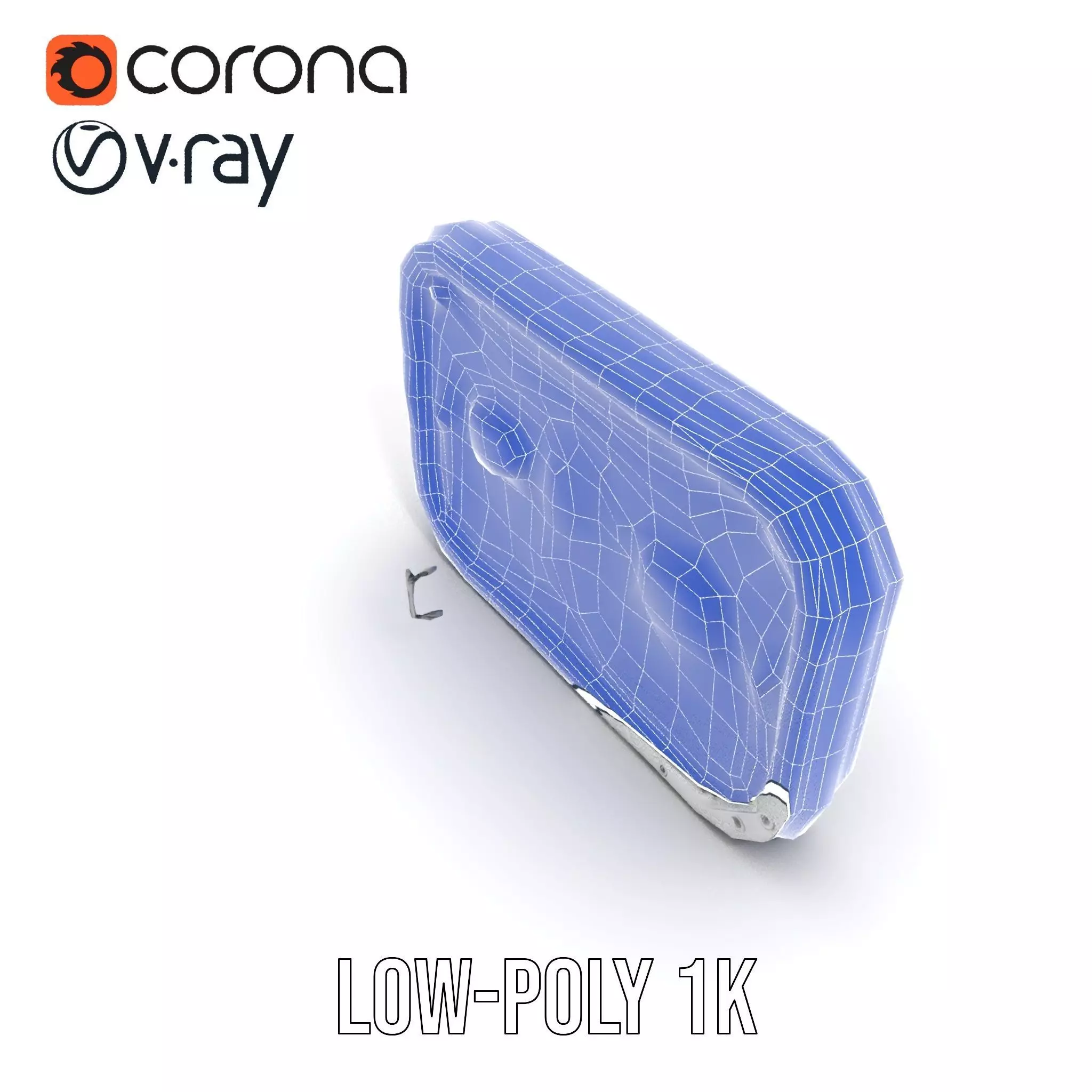 Futuristic Control Panel model pack Low-poly 3D model_17