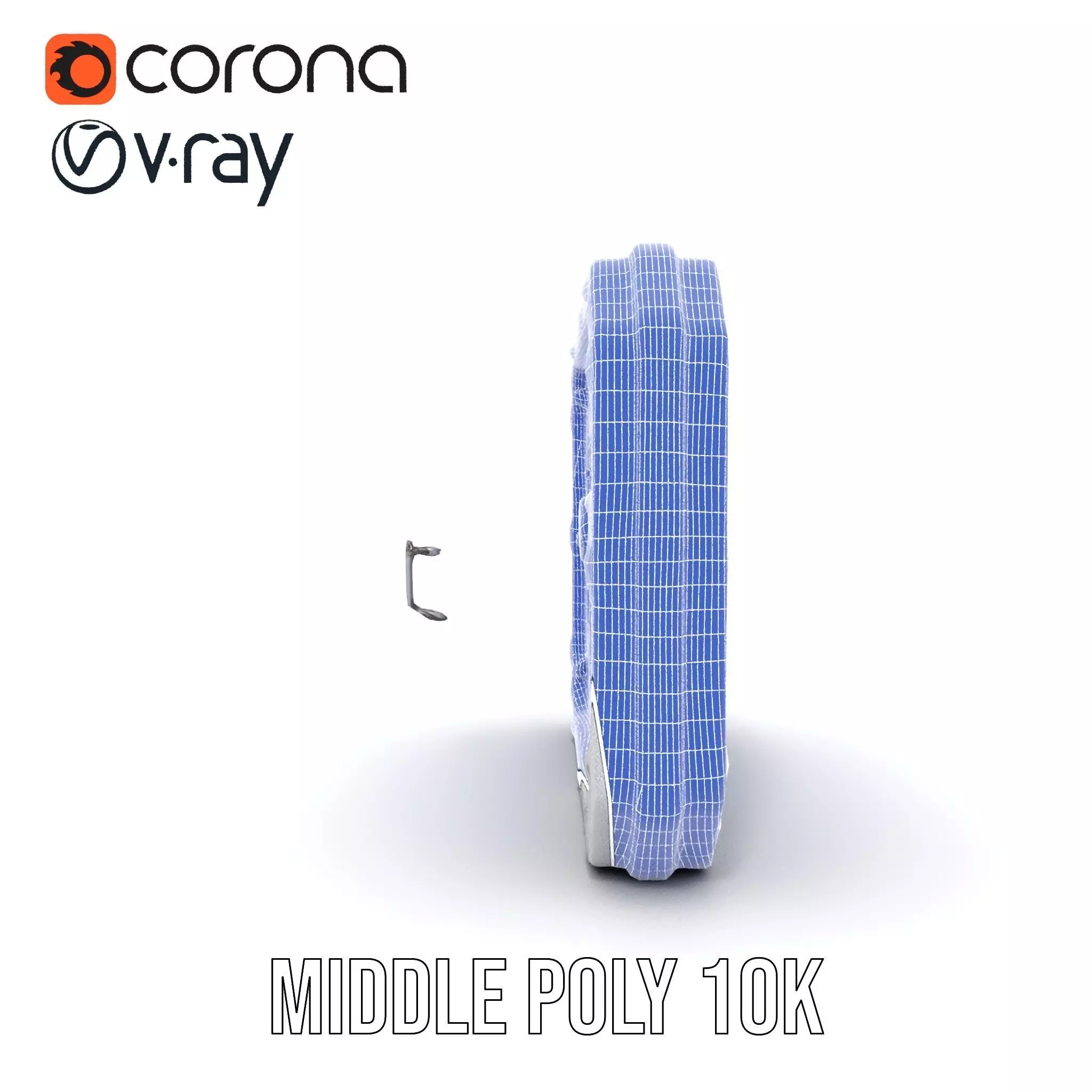 Futuristic Control Panel model pack Low-poly 3D model_29