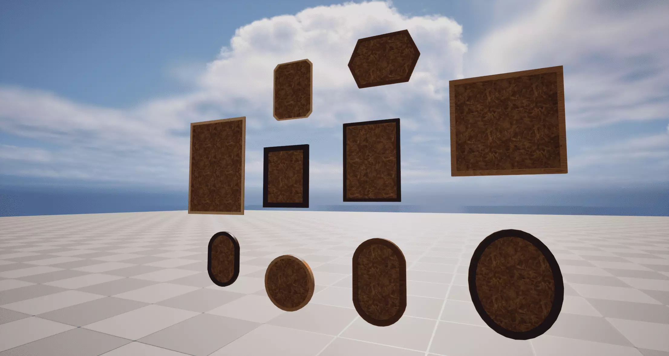 Vintage Photos Low-poly 3D model_2