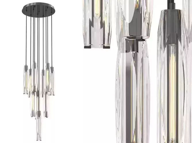 Crystal Oval Chandelier