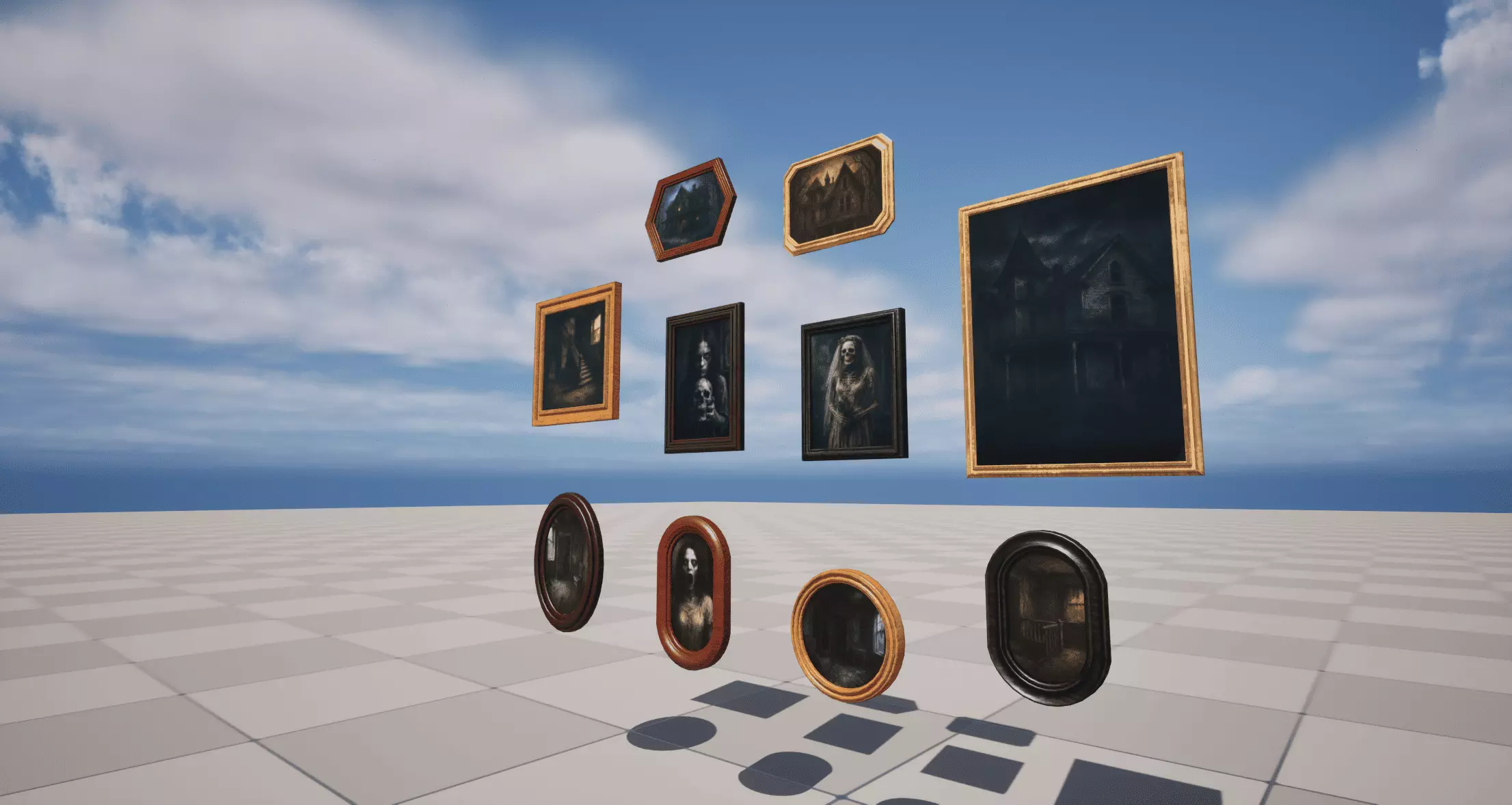 Horror Photo Low-poly 3D model_2