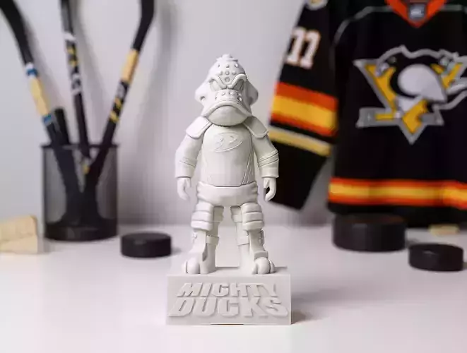 NHL - Anaheim Ducks mascot statue - Wild Wing- decor