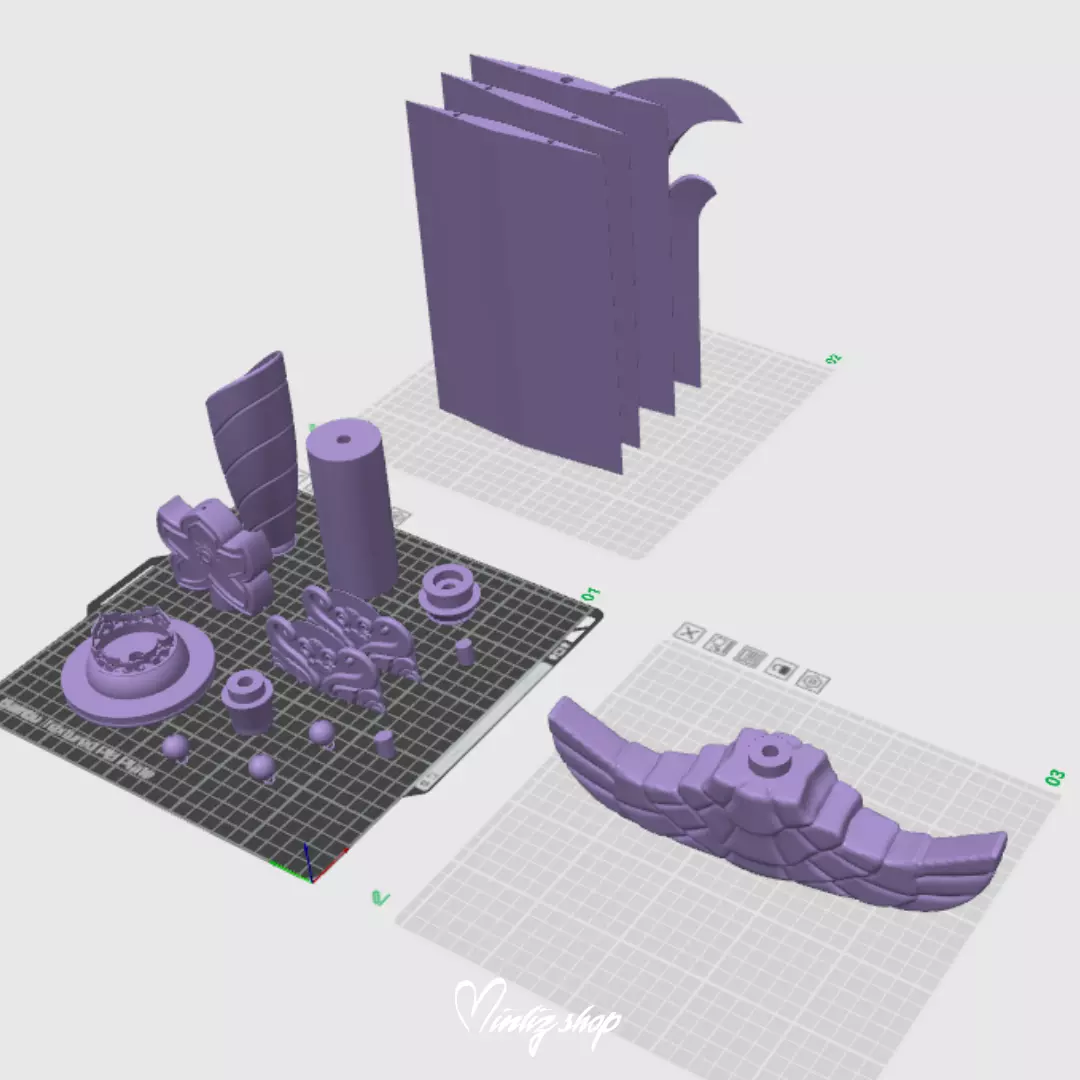 Kpop demon hunters Rumi sword weapon phase 2 3D print model_9