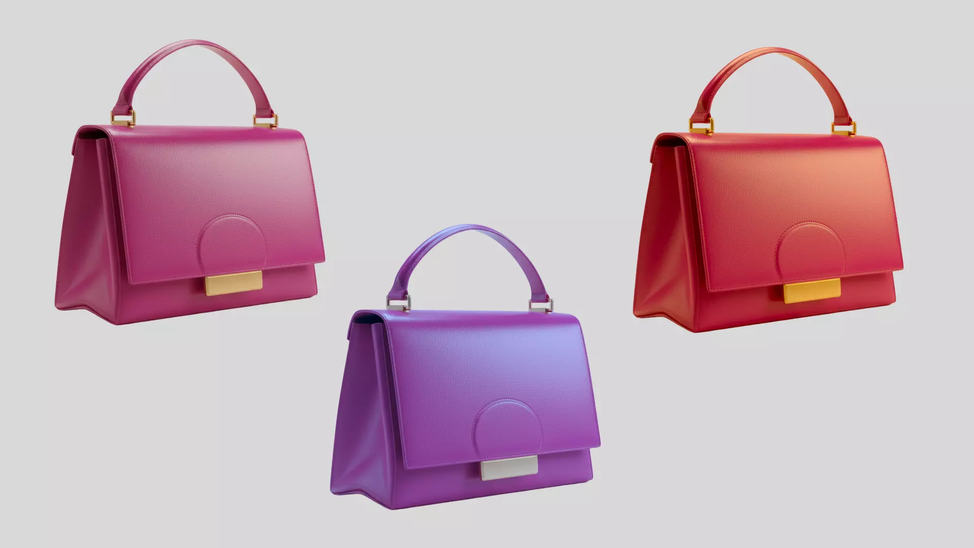 Rose bag 3D model_7