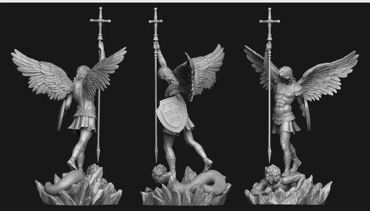 Arcangel Miguel 3D print model_0
