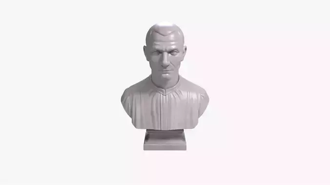 Niccolo Machiavelli Bust Renaissance Philosopher 3D STL File