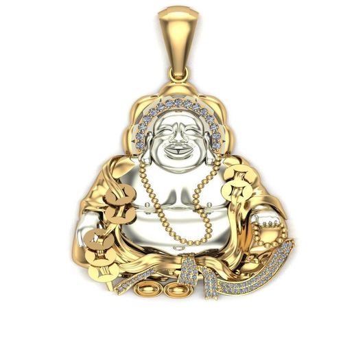 Maitreya Buddha Pendant 3D print model