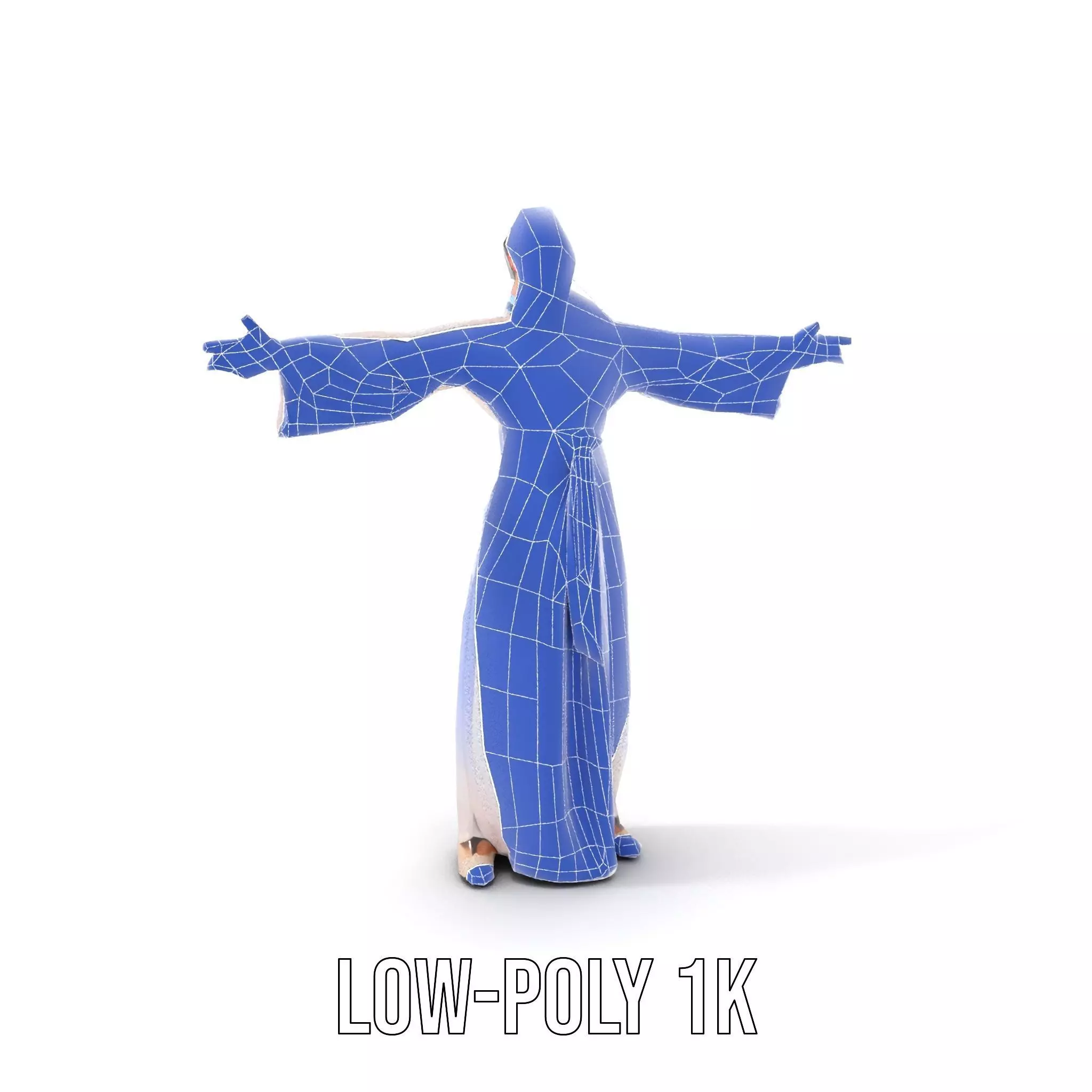 Traditional Hanbok Dress model pack Low-poly 3D model_28