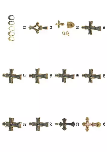 Cross Pendant 3DM File High-Quality Jewelry CAD Design