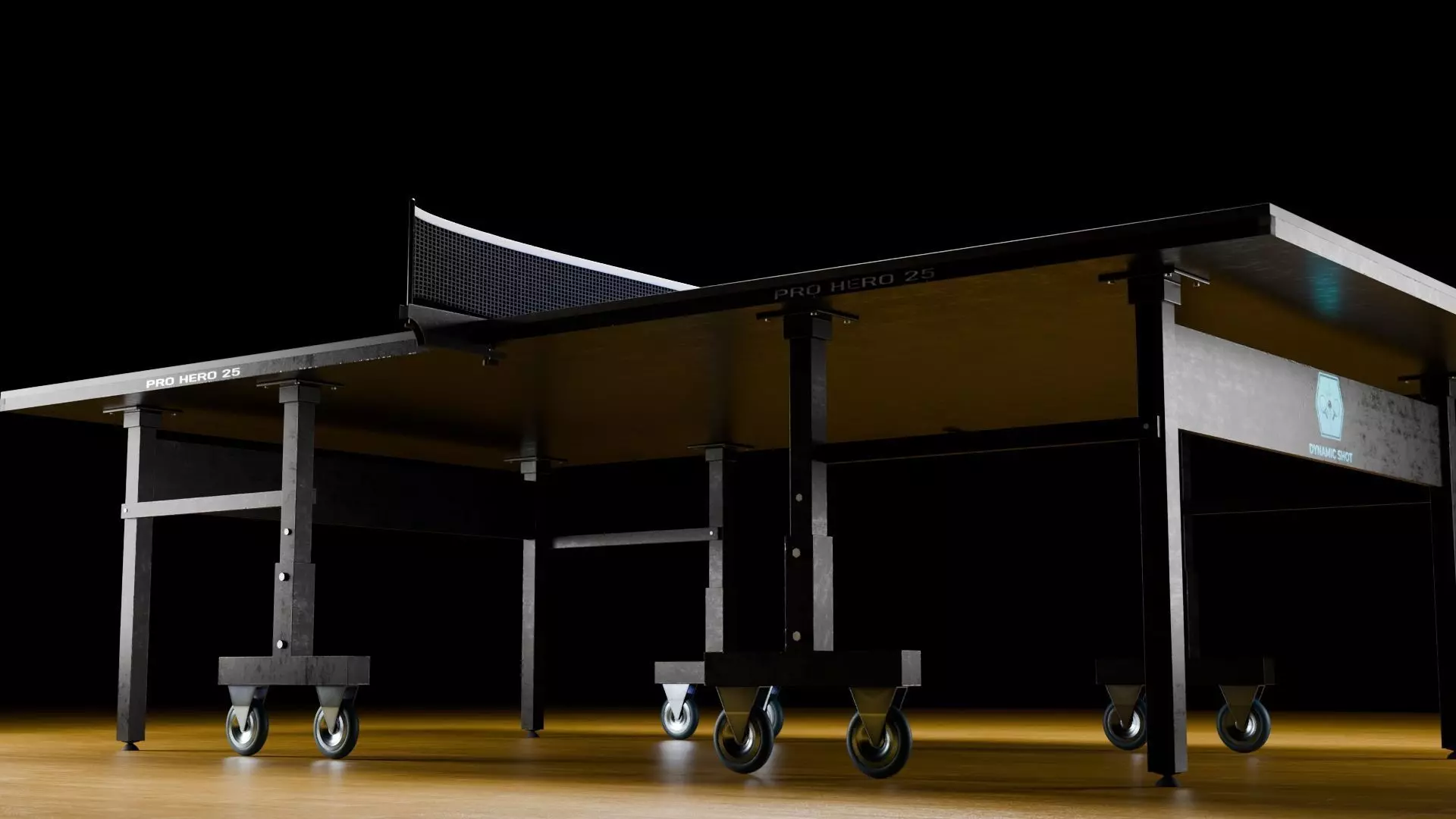 Ping Pong Table Low-poly 3D model_3