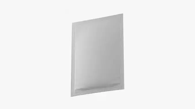 Sachet Mockup 3D model