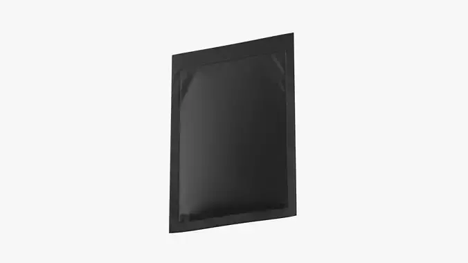 Sachet Mockup 02 3D model
