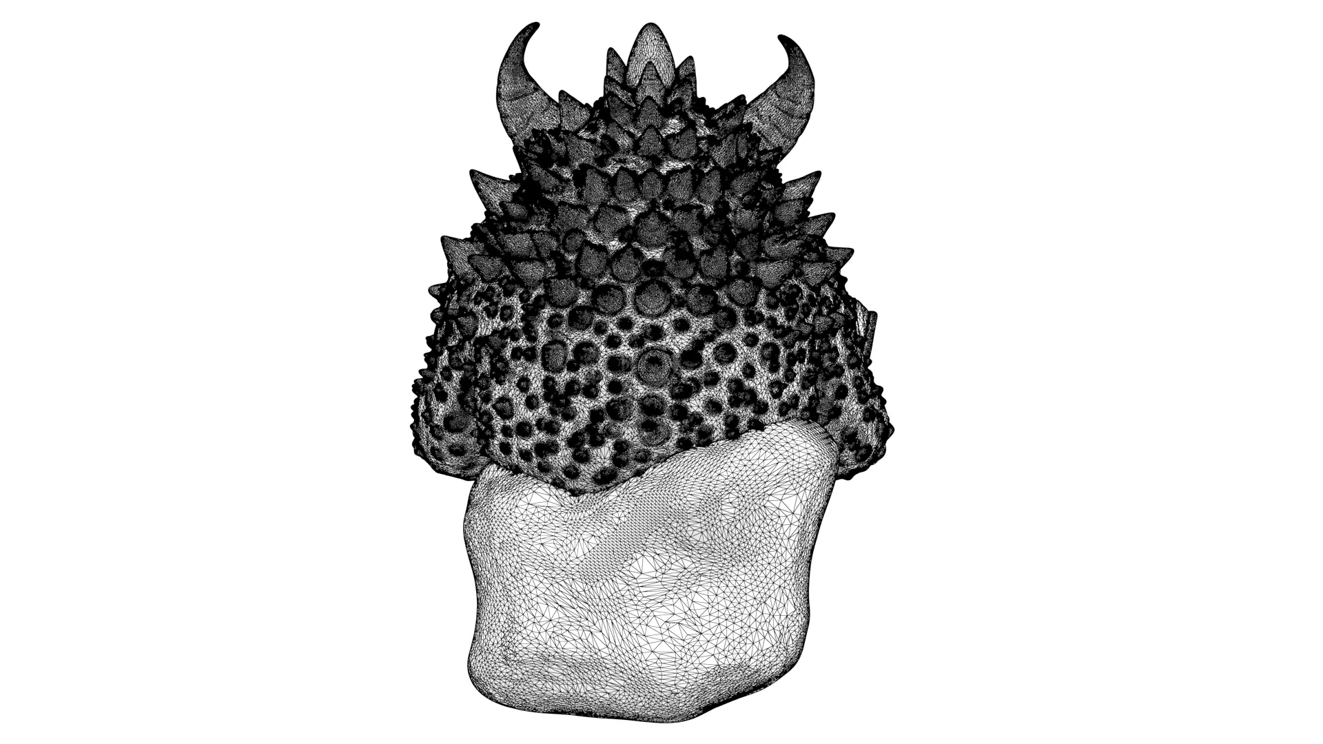 Monster with book 3D model_10