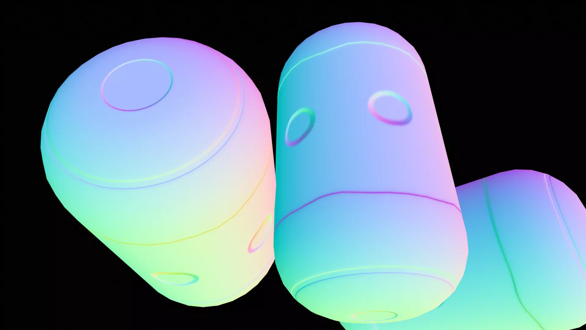 Stylized Sci Fi Grenade - Game Ready Low-poly 3D model_19