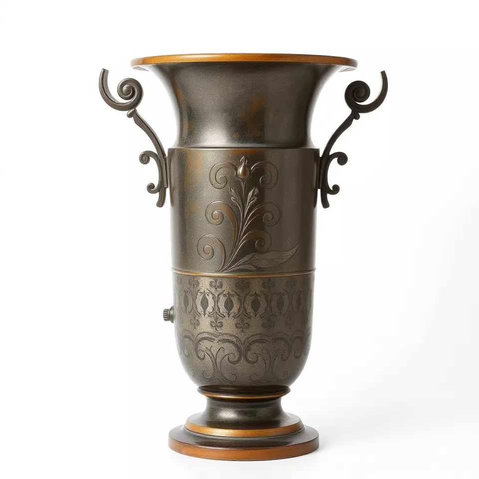 Vintage Bronze Vase model pack Low-poly 3D model_2