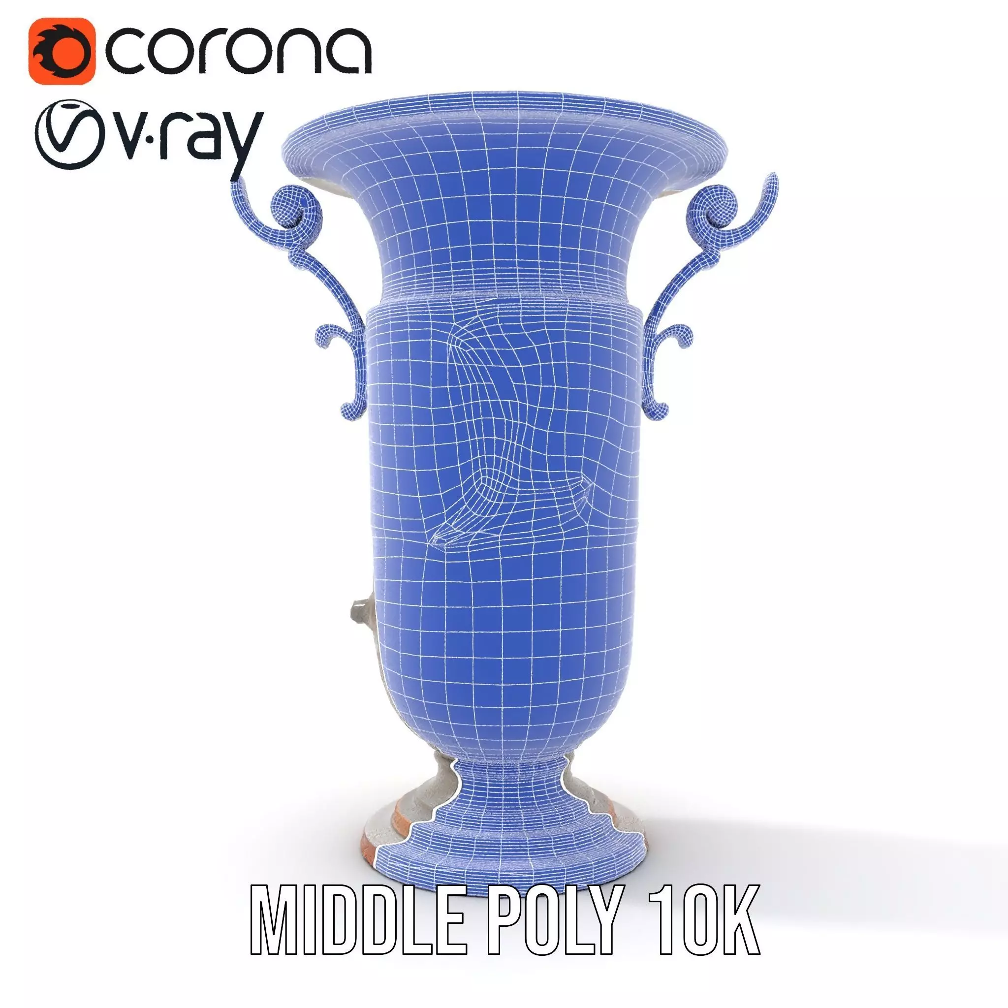 Vintage Bronze Vase model pack Low-poly 3D model_27