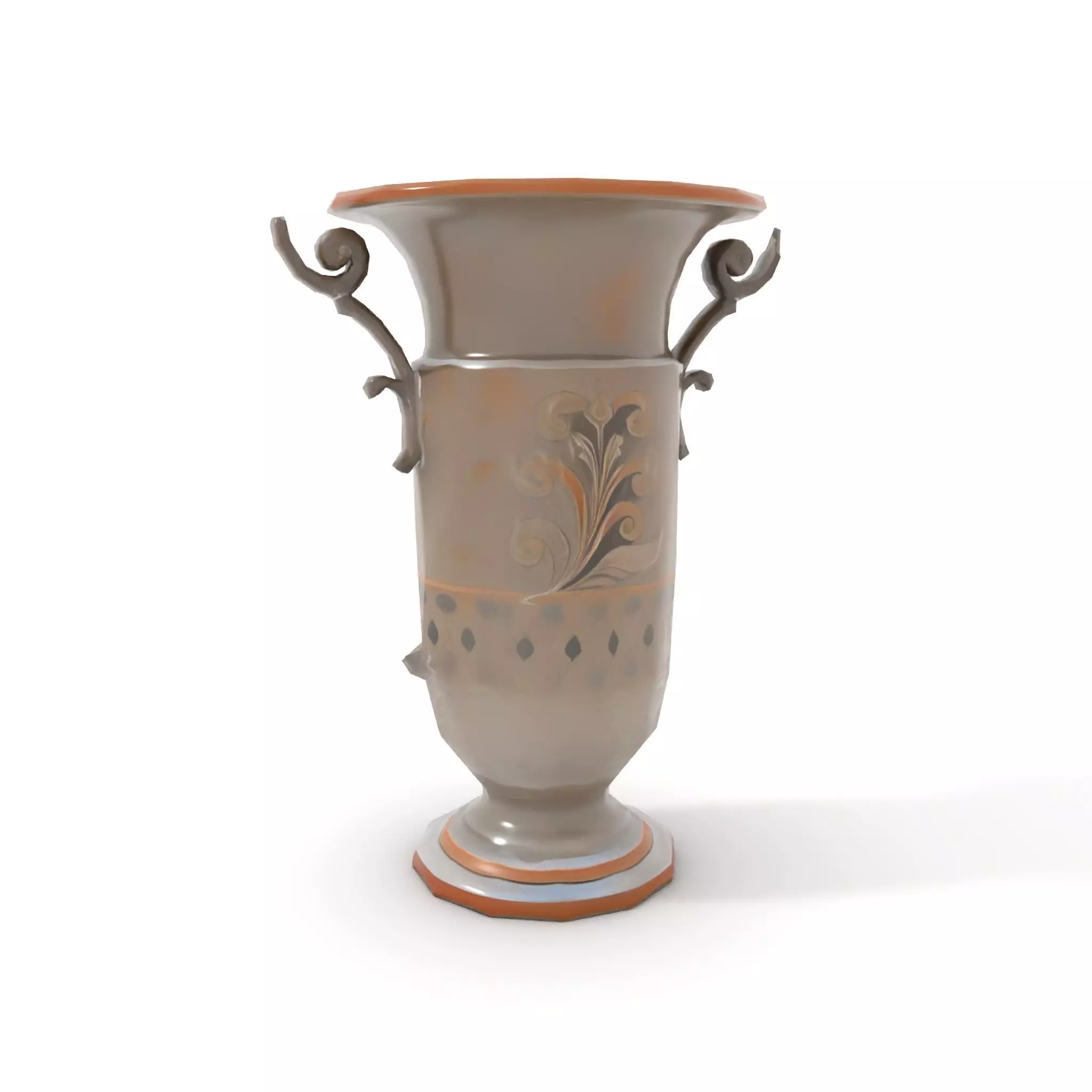 Vintage Bronze Vase model pack Low-poly 3D model_9