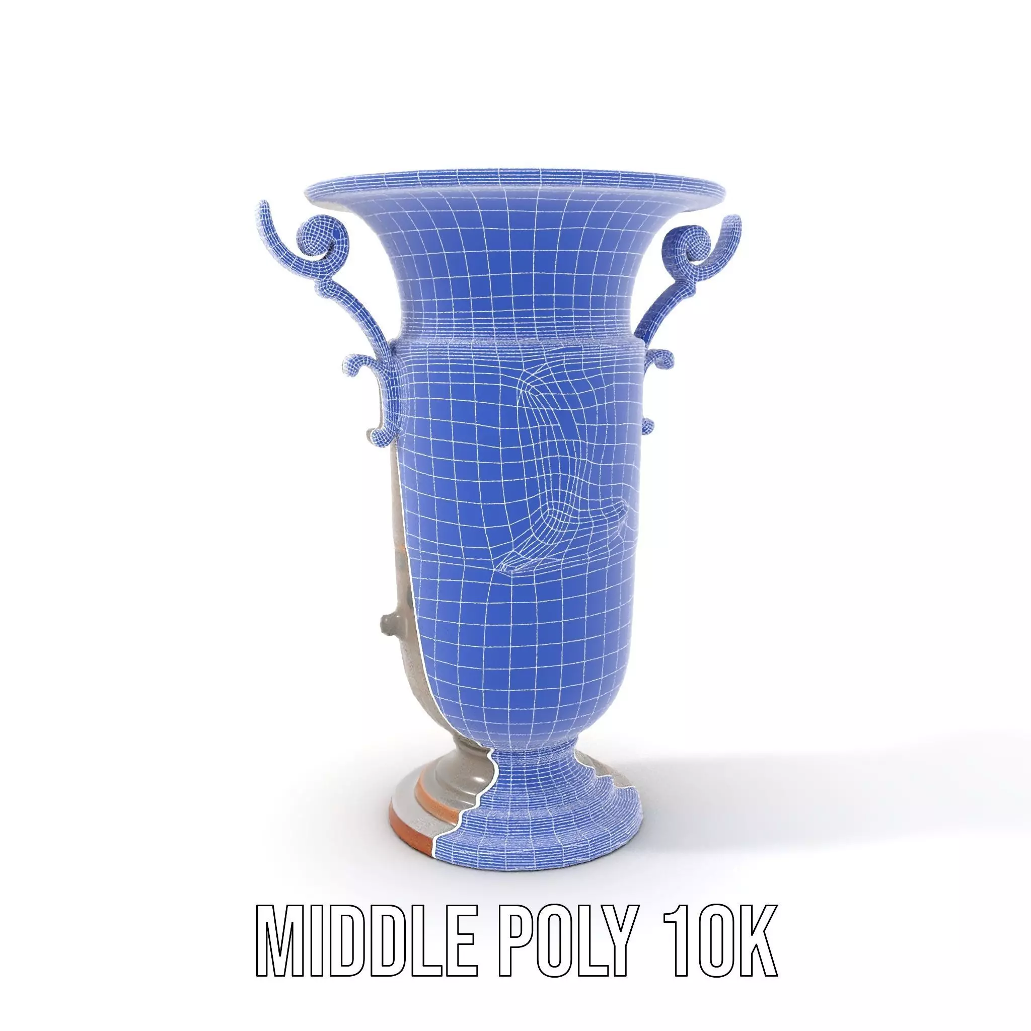 Vintage Bronze Vase model pack Low-poly 3D model_6