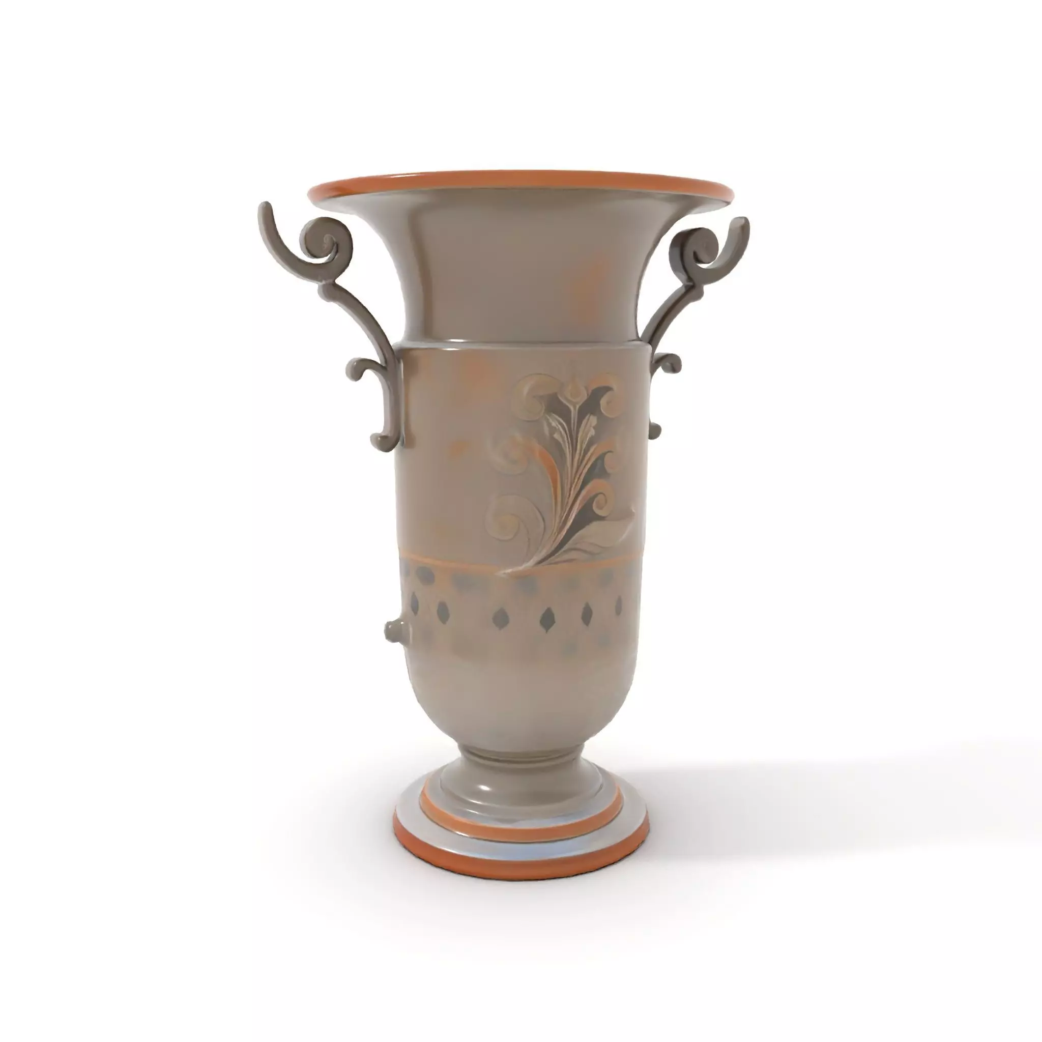 Vintage Bronze Vase model pack Low-poly 3D model_11