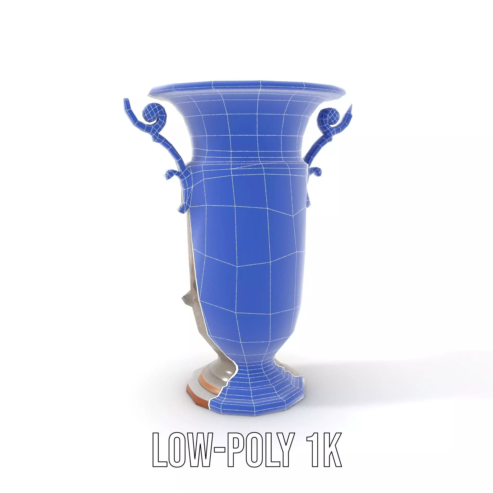 Vintage Bronze Vase model pack Low-poly 3D model_12