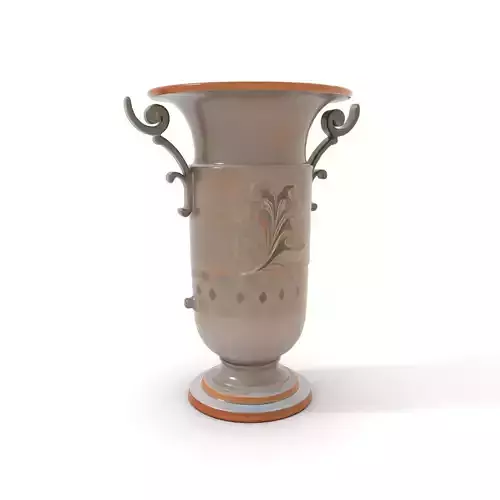 Vintage Bronze Vase model pack Low-poly 3D model