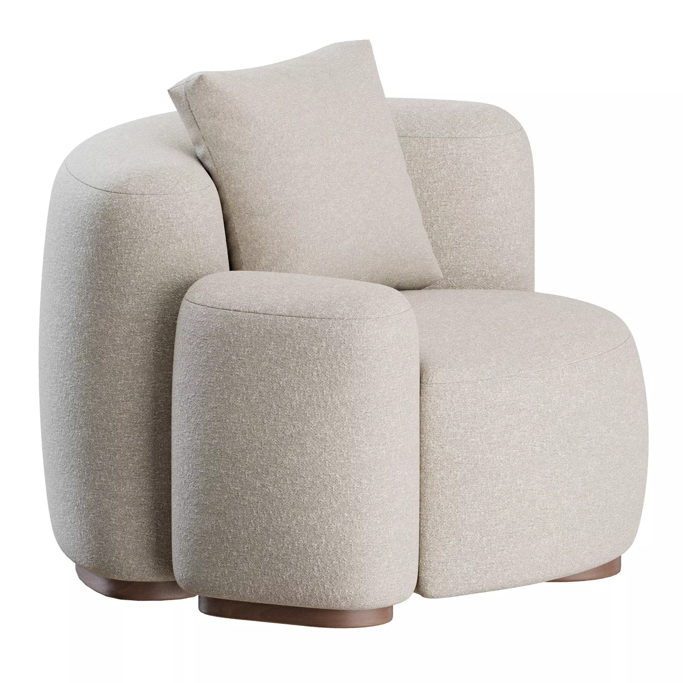 Baba Easy Chair by Gisbert Poppler 3D model_13