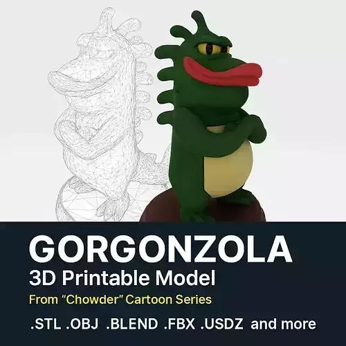 Mr Gaz Stylized 3D Printable Fan Art Model 3D print model