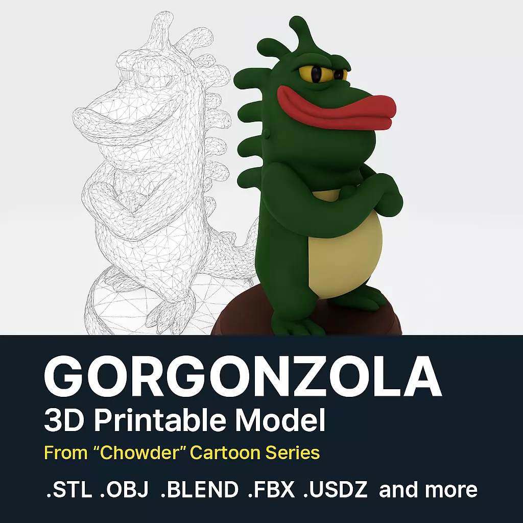 Mr Gaz Stylized 3D Printable Fan Art Model 3D print model_0