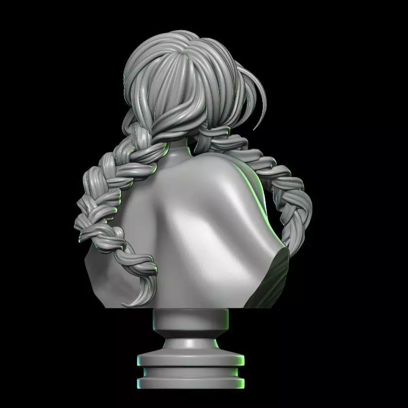 KANROJI Mitsuri Demon Slayer Bust figure 3D print model_4